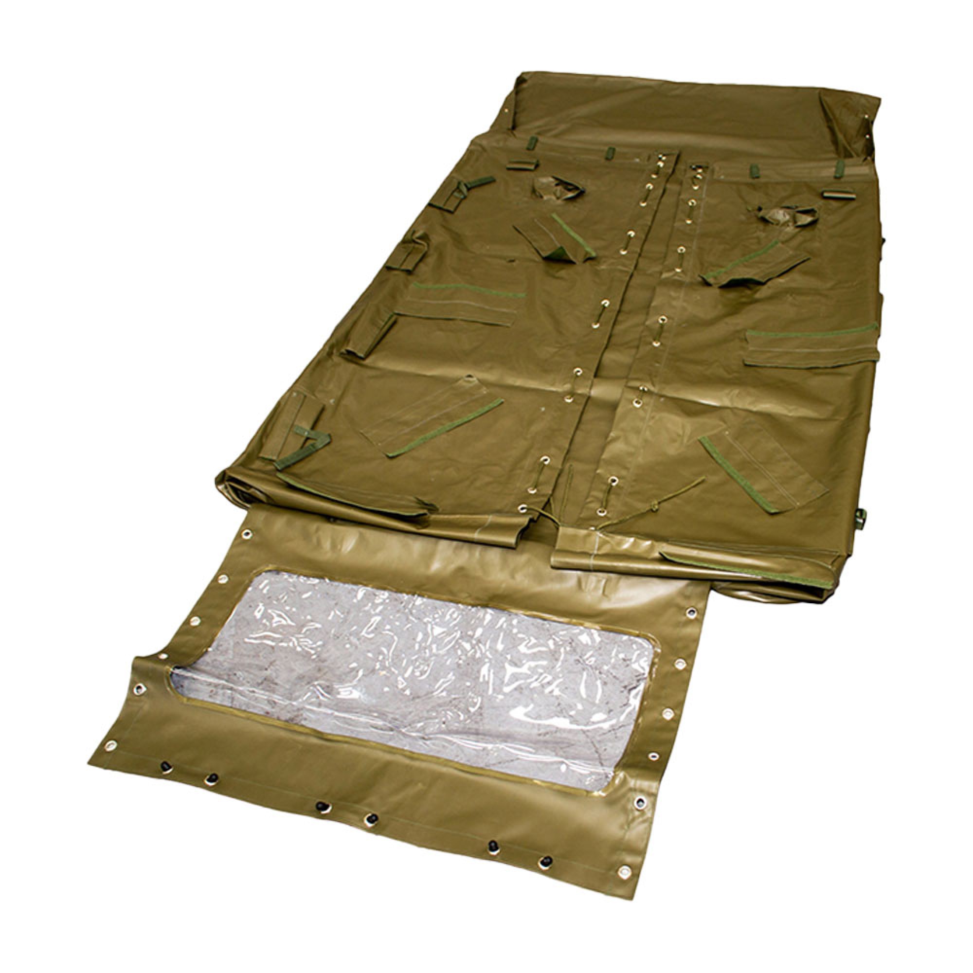 RRC8710 - Military Wolf 110 Green Pvc Hood