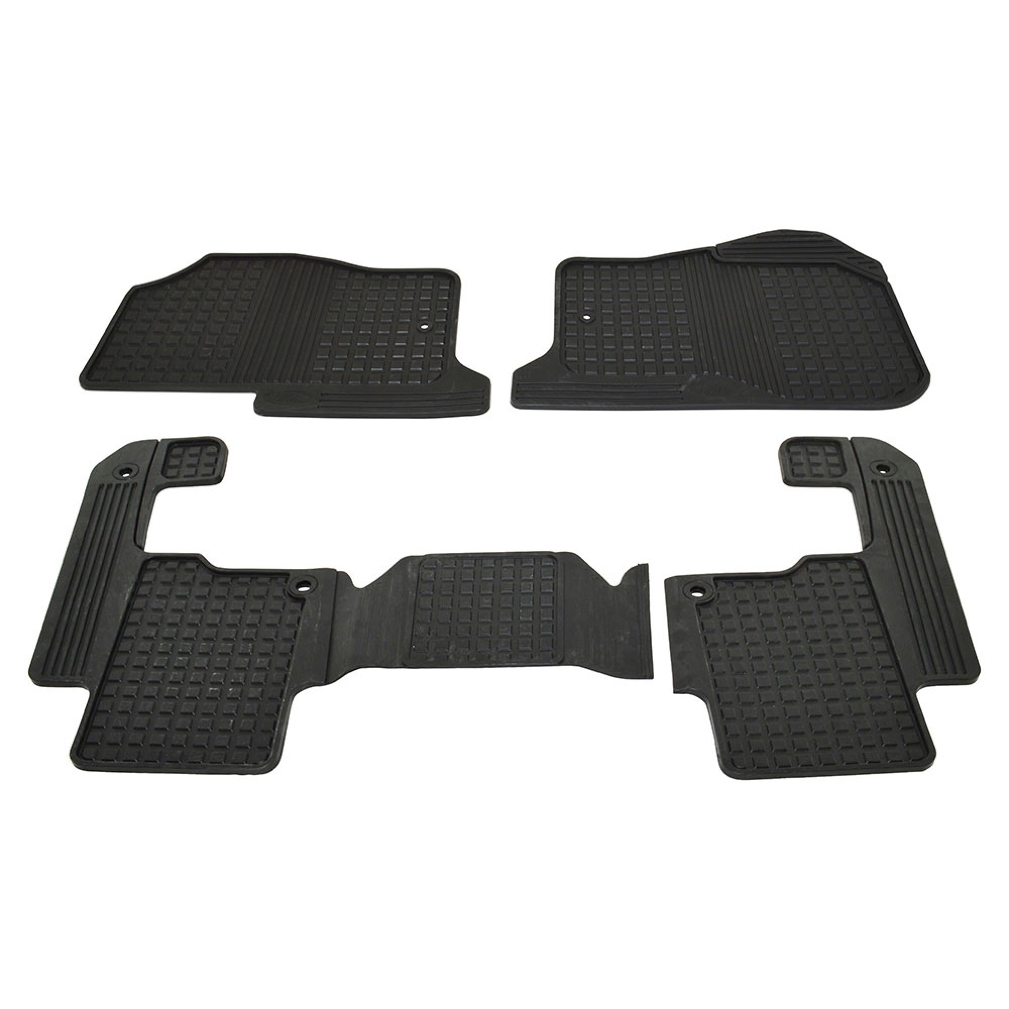 Genuine Rubber Mats Full Set - Discovery 3/4 LHD Front and Rear Contour Set - LR006238