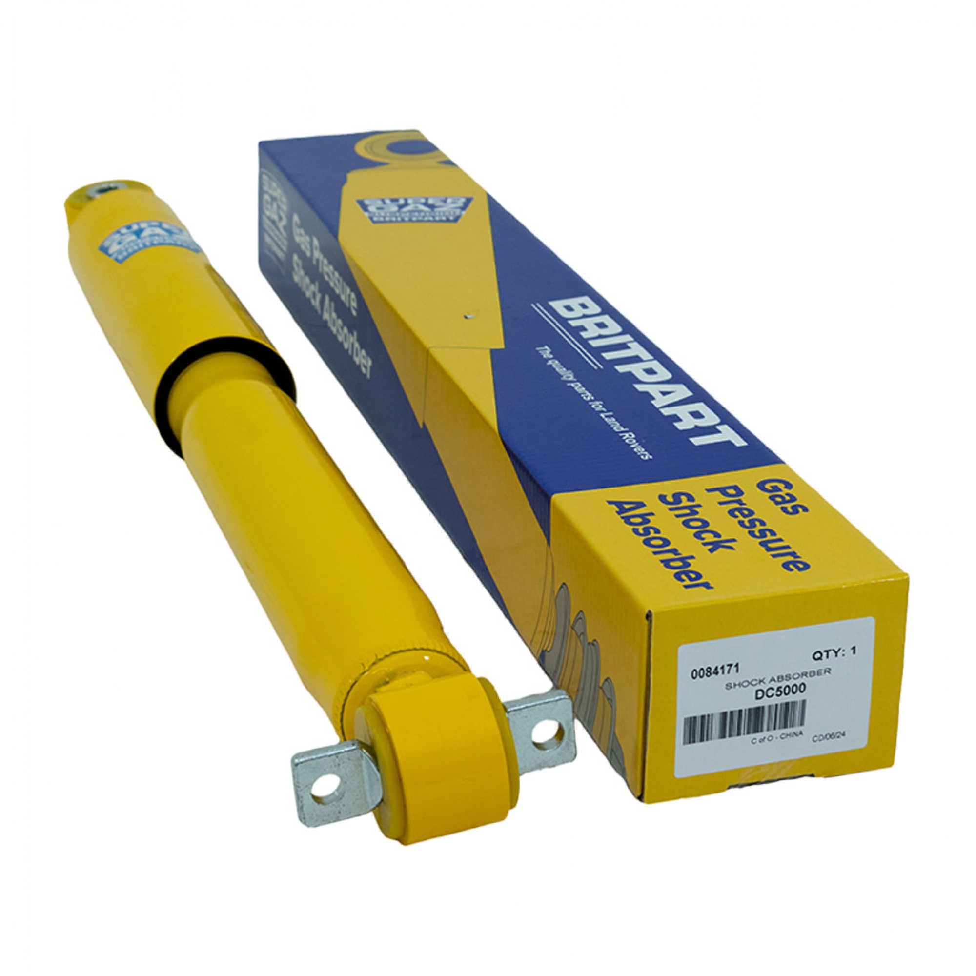 DC5000 - Supergaz Front Shock Abs Std for Land Rover Discovery Ii. Features 35mm Bore 310 Ml Oil Capacity Single Piece Eye Rings Polyurethane Bush Mounts and A Durable Powder Coated Finish.