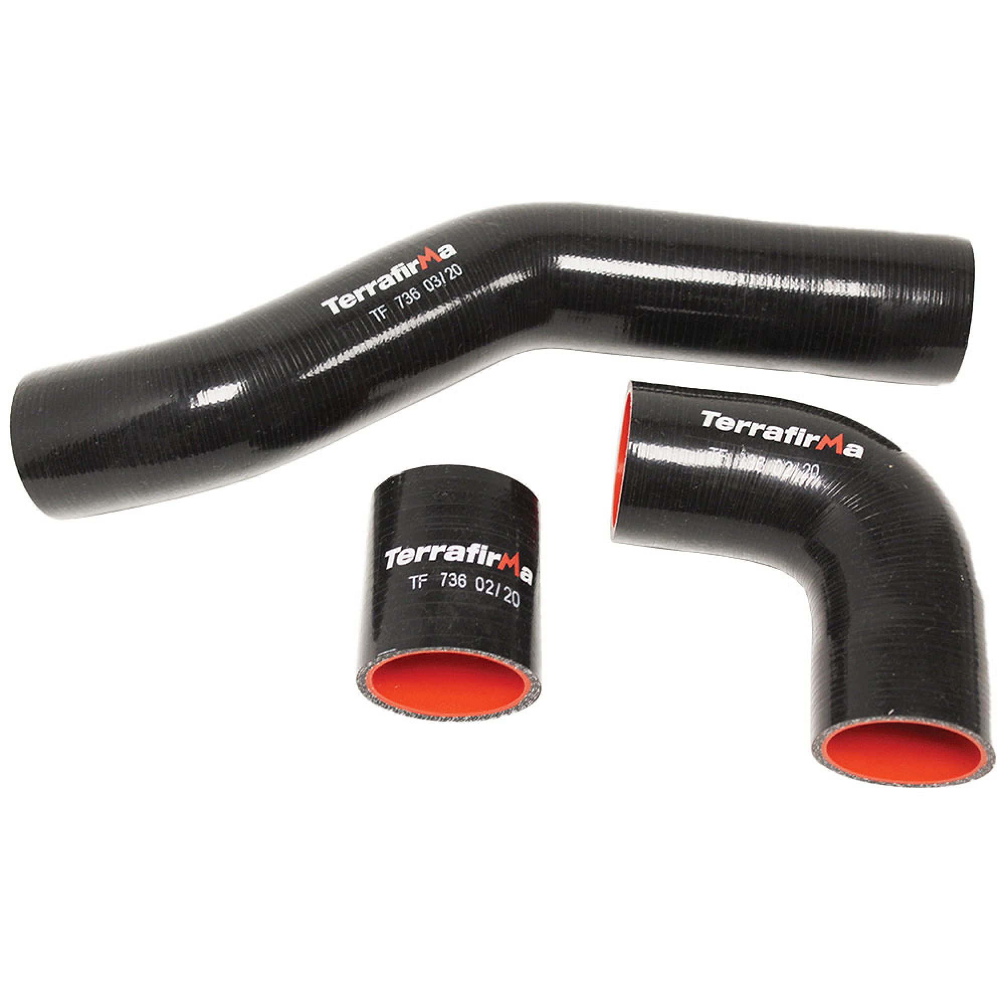 TF736 - Terrafirma Silicone Intercooler Hose Kit Black 90/110/130/D1 300 TDI