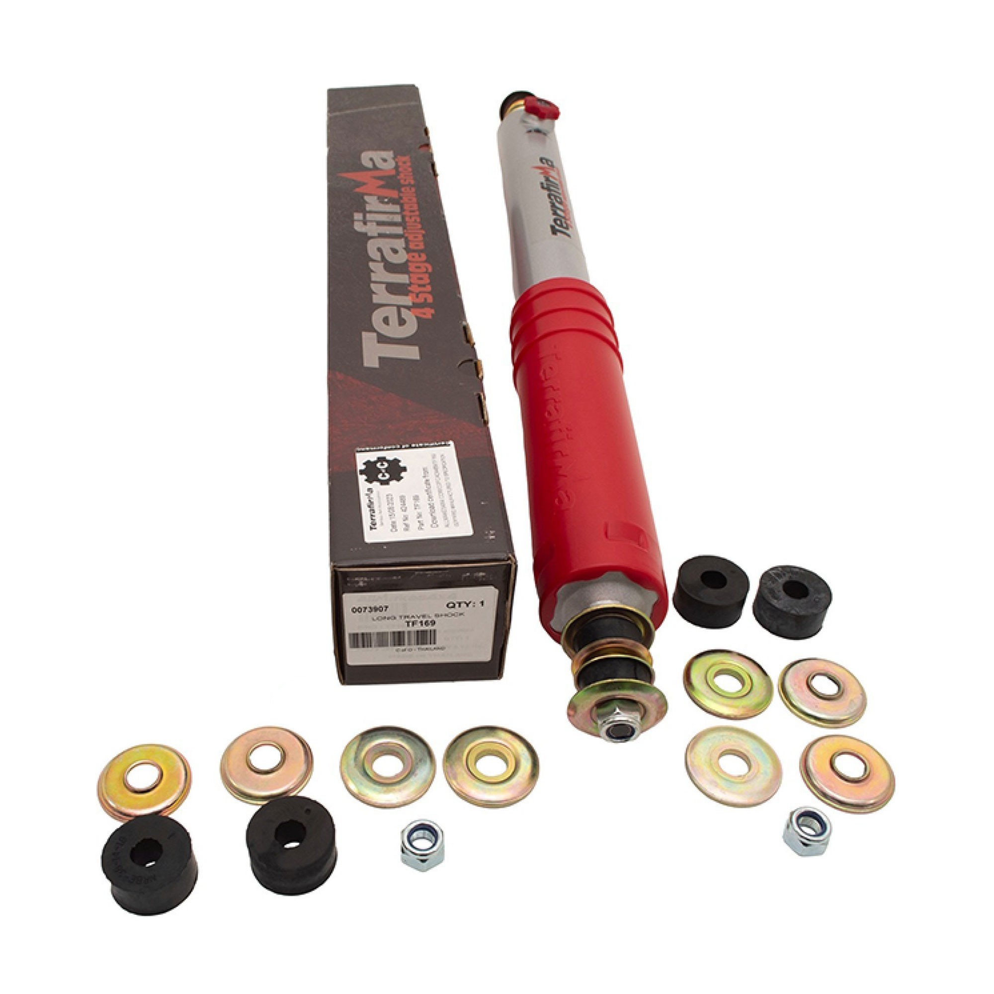 Terrafirma 4 Stage Adjustable Shock +5 90/110/130/D1/RRC Front Or Rear - TF169