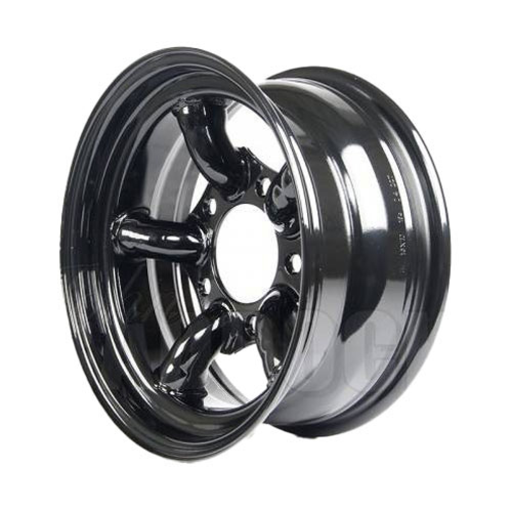 7X16 Defender Challenger Gloss Black Steel Wheel 5/165 ET-25 Load Rated At 1200KG -25 Offset
