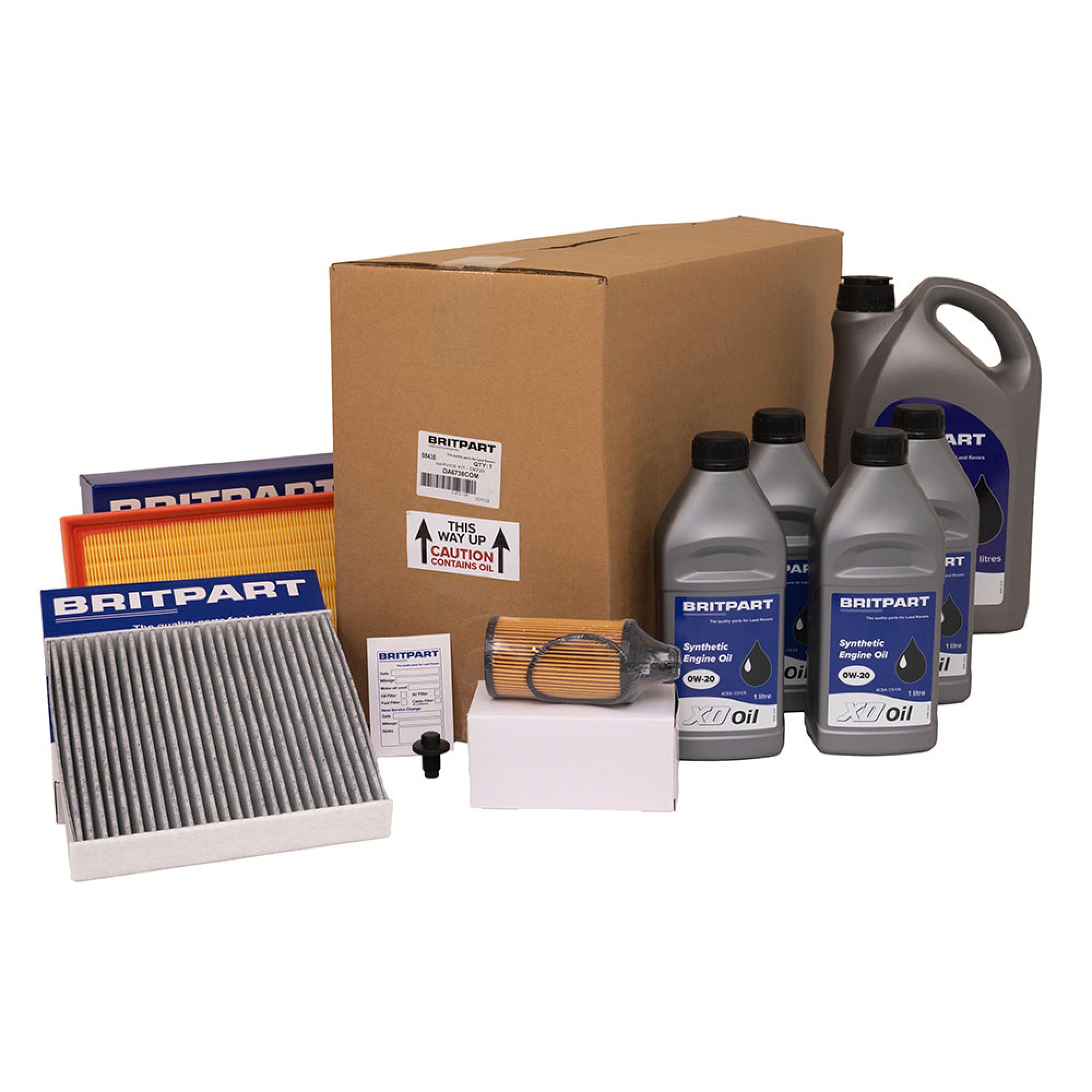 DA6738COM - Britpart Service Kit Defender AJ20P6 3.0 Petrol Complete with Oil