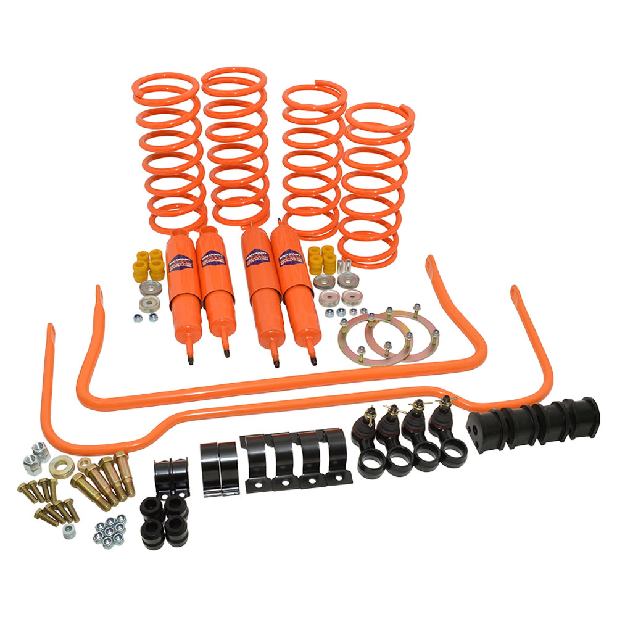 DA1234 - Defender 90 Xd Handling Kit 1" Lowering Kit Standard Spring Lowered Coil Springs Dynamic Shocks Anti Roll Bars & Fittings