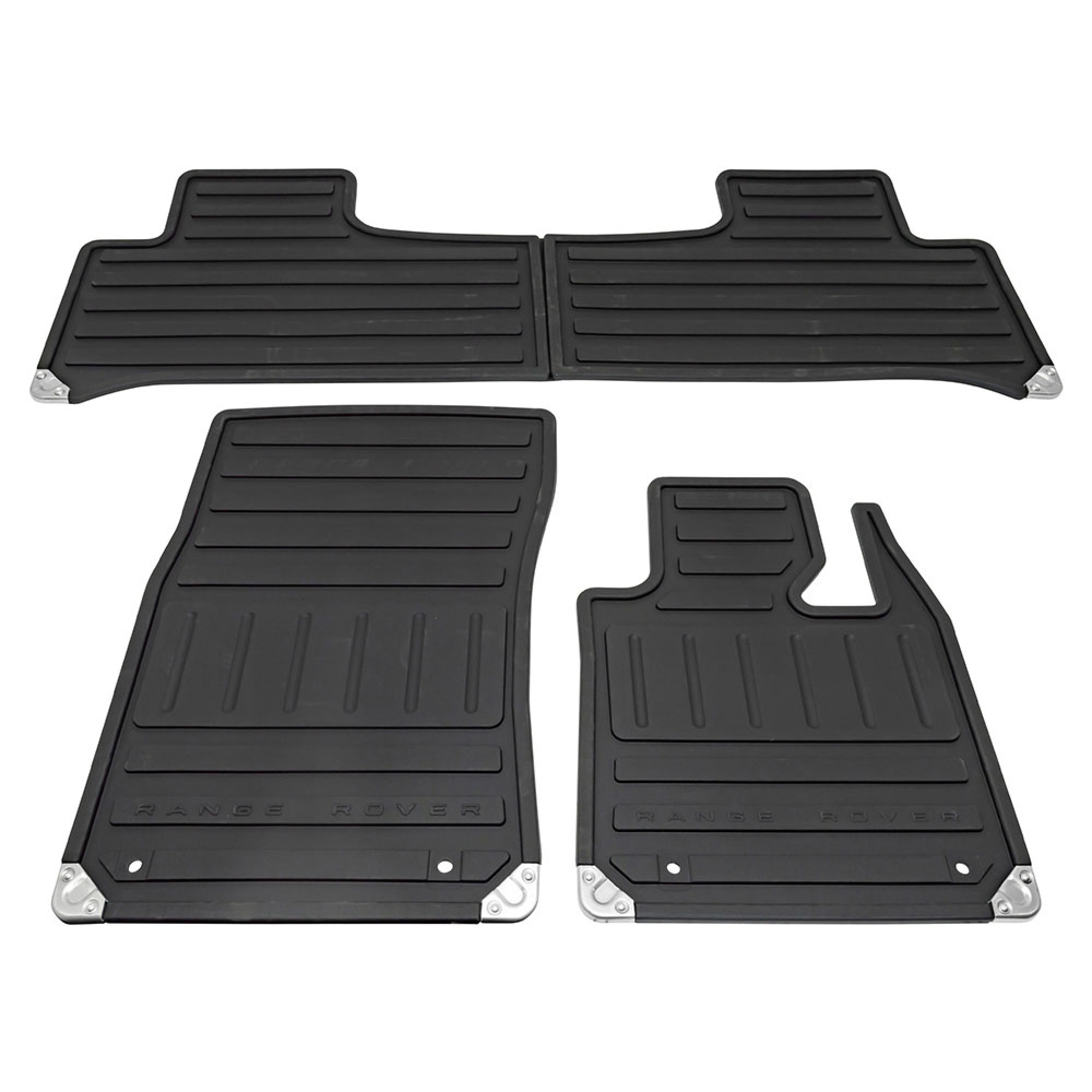 VPLMS0083 - Rubber Floor Mat Set Range Rover L322 (2010 on) (from AA328728) 4 Pieces RHD