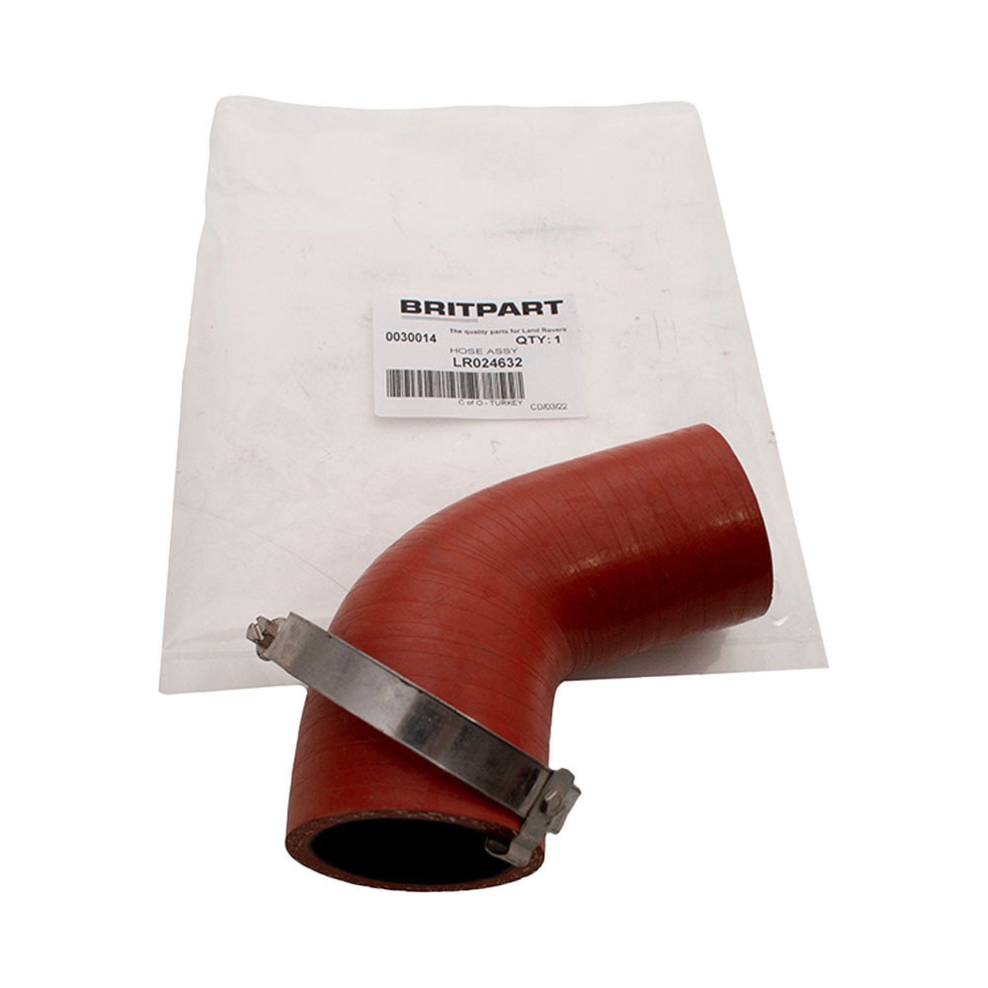 LR024632 - 2.2 Cr Di 16V Diesel Turbo Outlet Hose