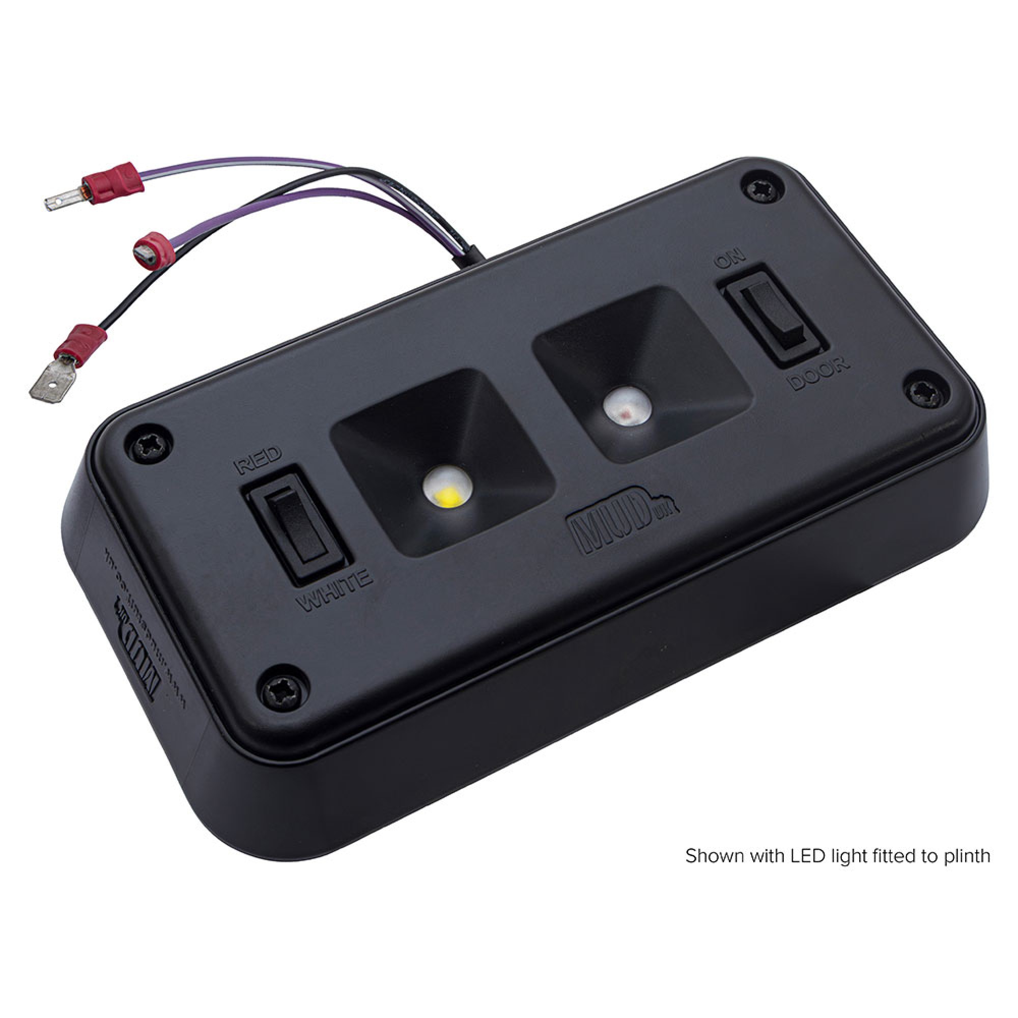 Mud Led Interior Lamp Plinth Black for Defender