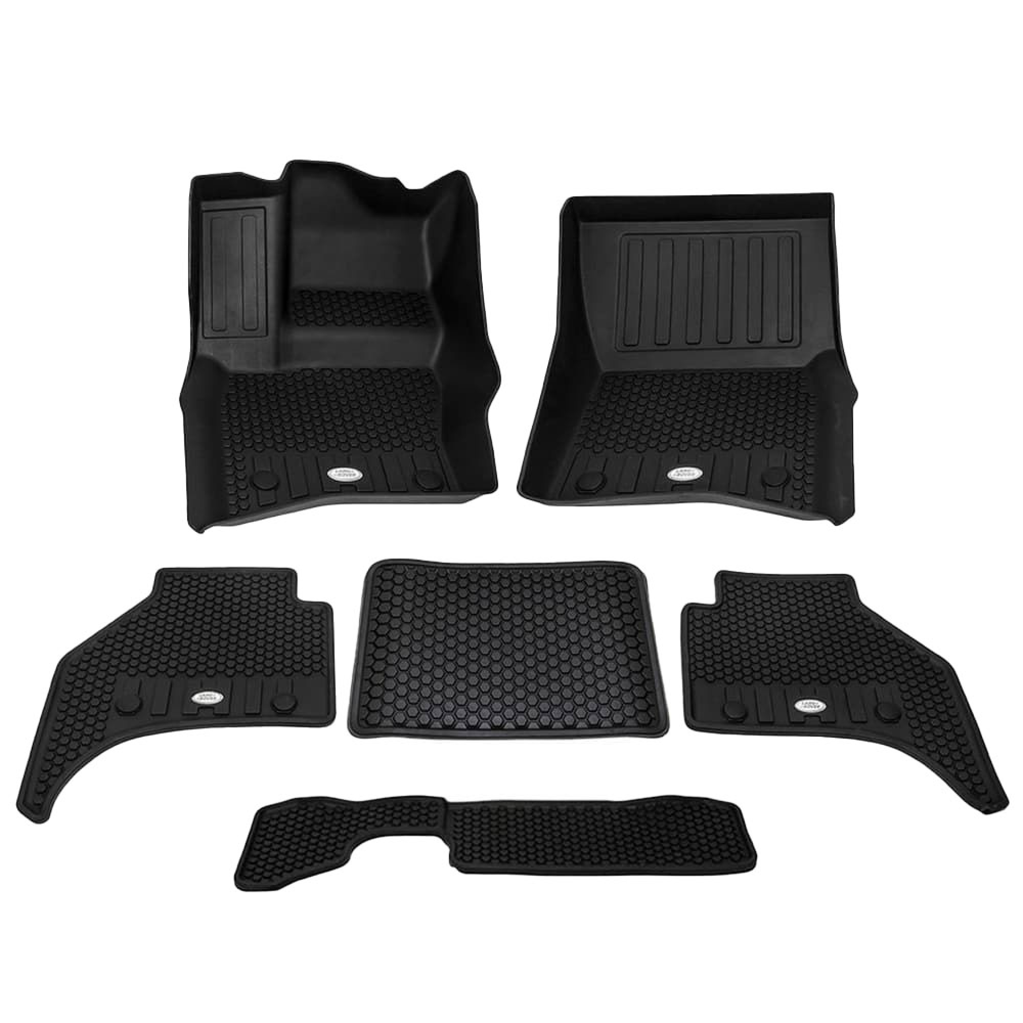 VPLES0553 - Genuine Deep Sided Rubber Mats with 3RD Row Set LHD