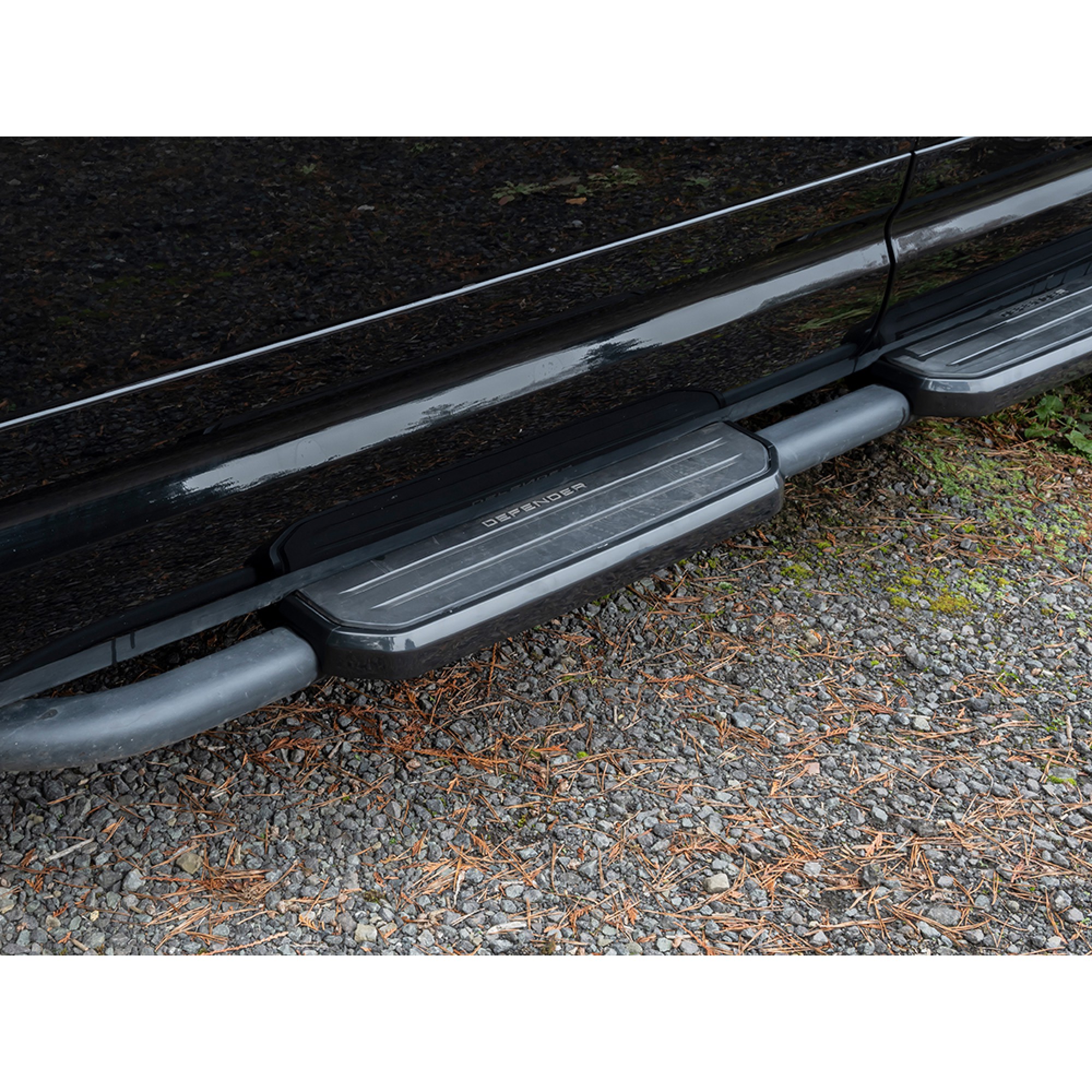 Side Step Covers 90 Smooth Gloss Black