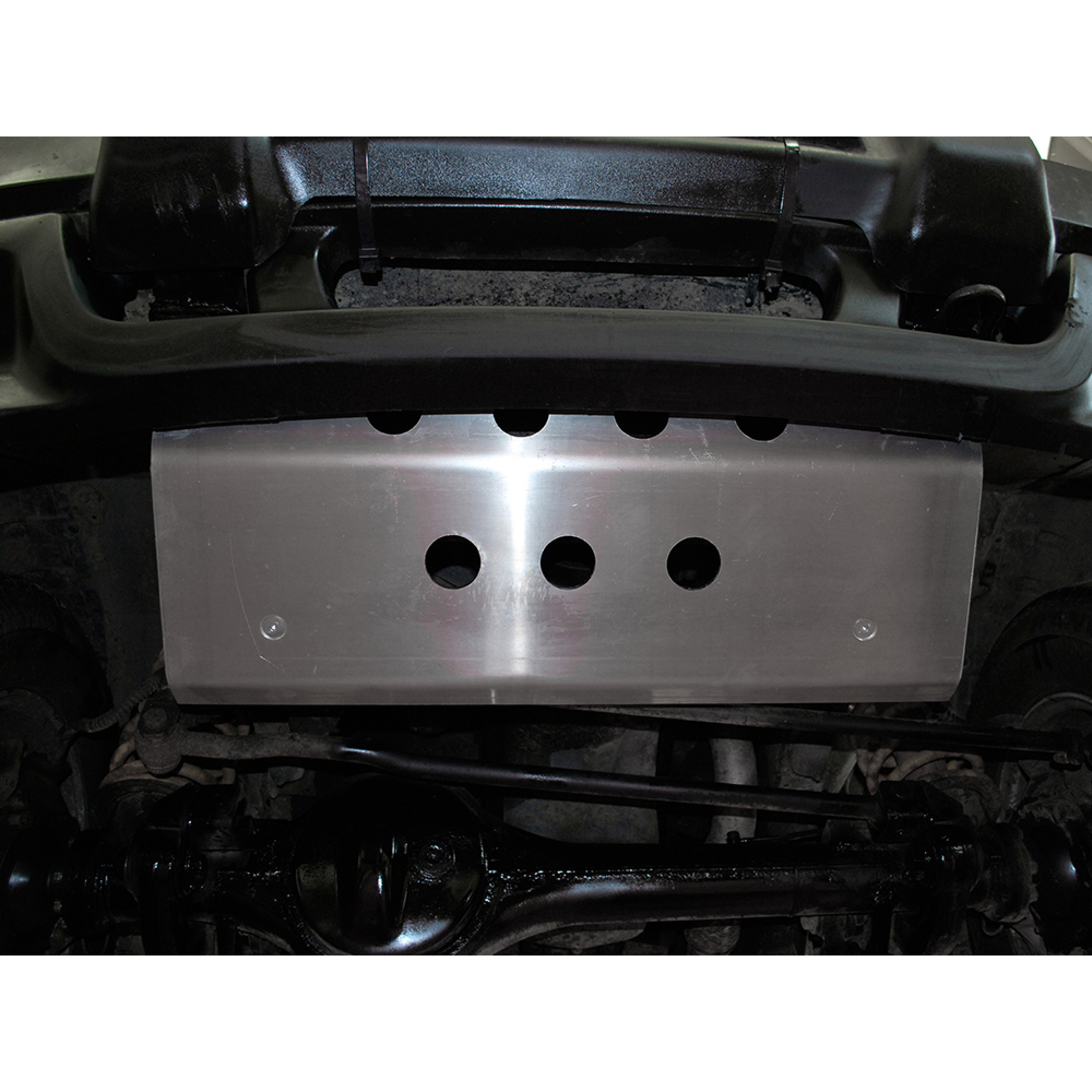 Aluminium Steering Guard Range Rover Classic and Discovery 1 RHD/LHD Main Plate 8mm and 8mm Brackets