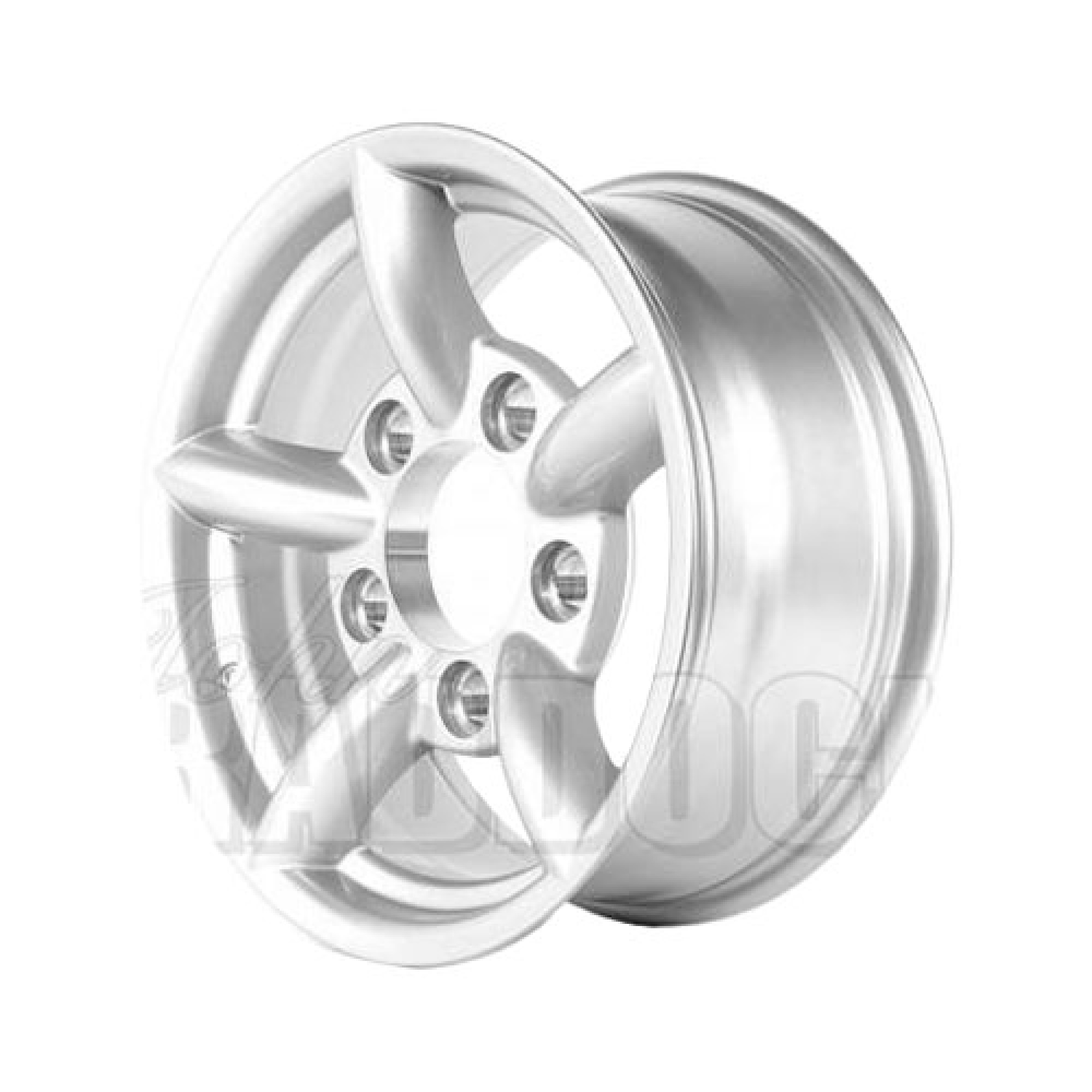 JC3009 - 7X16 Vbs Encore Silver Alloy Wheel 5/165 ET10 Takes Standard Alloy Wheel Nuts (RRD500560) Load Rating: 1200KG