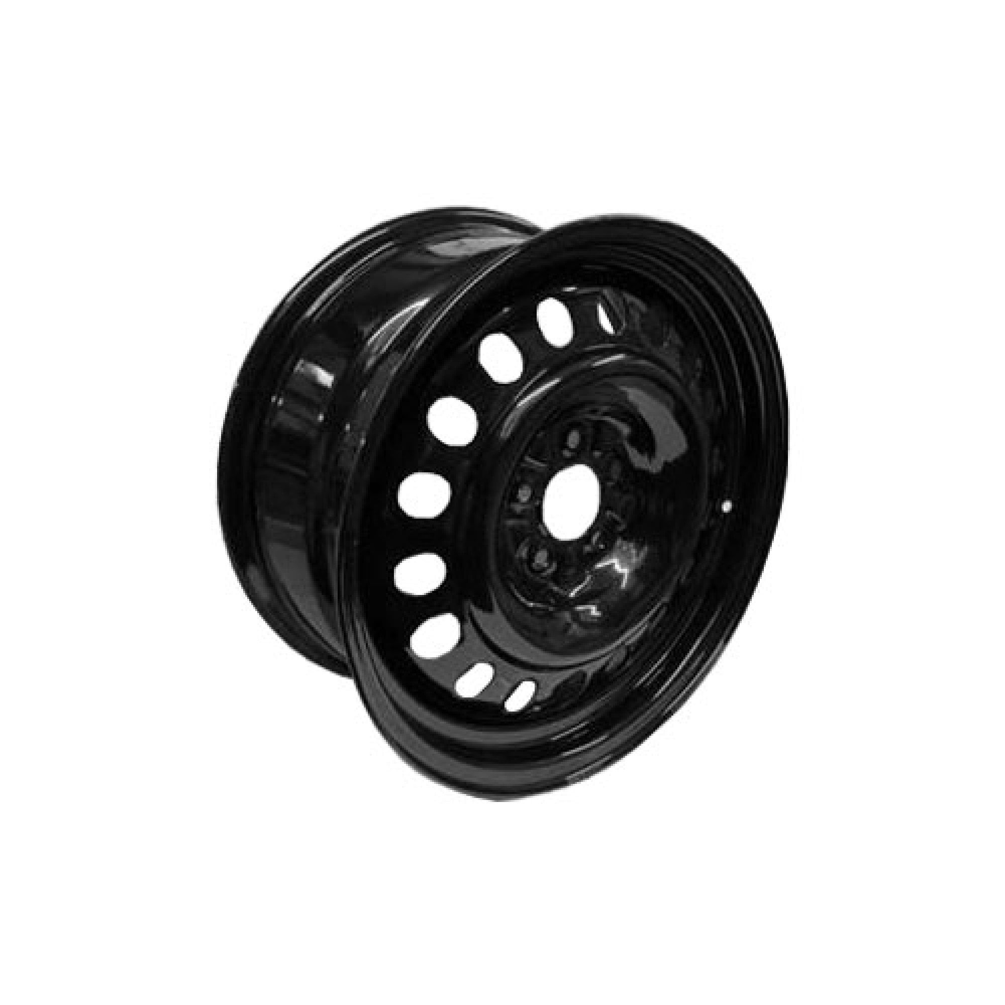 JC151 - 7.5X17 Black Modular Steel Wheel Frelander 2 & Evoque 5/108 ET50 - Wheel Nuts (JC220)