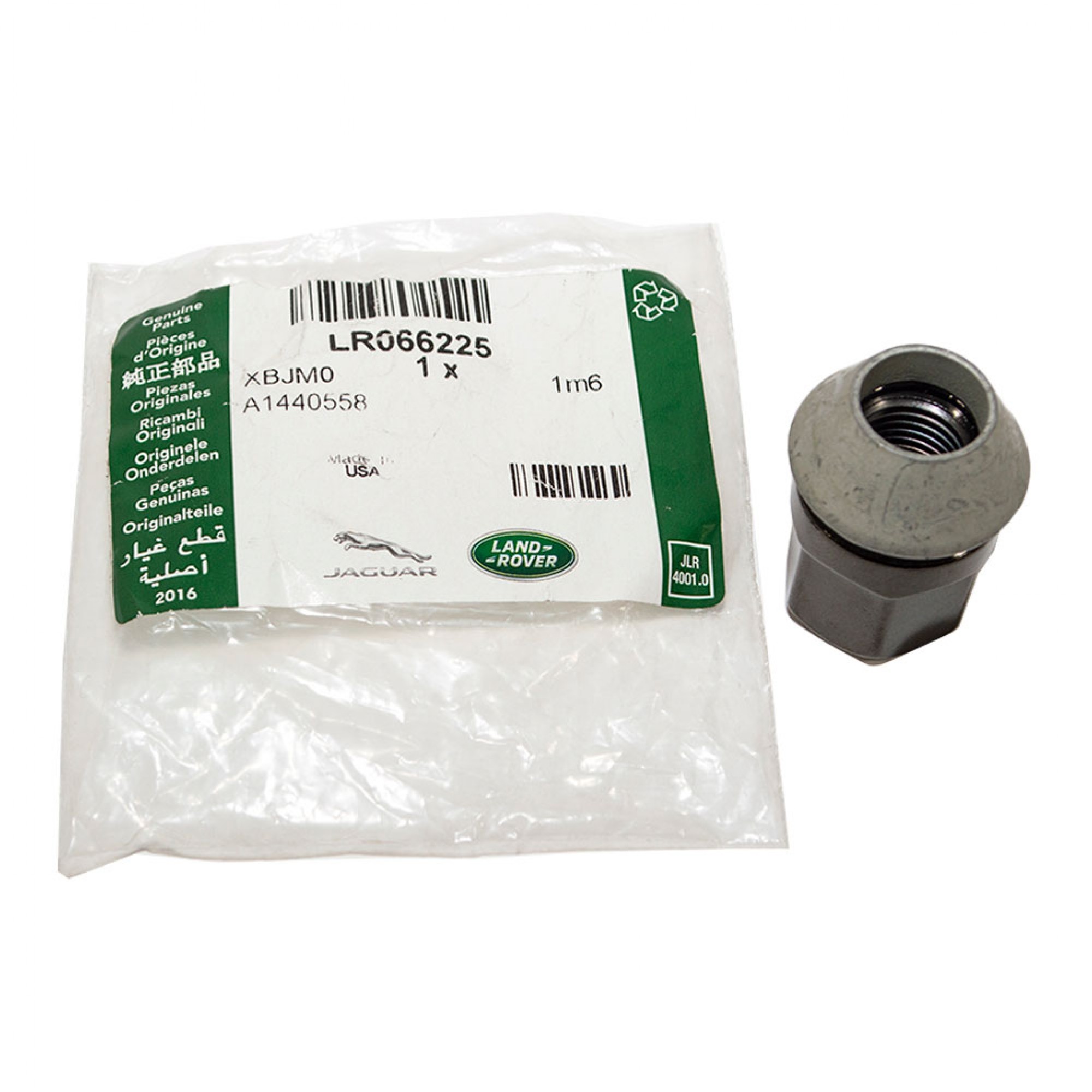 LR066225LR - Genuine Alloy Wheel Nut Black