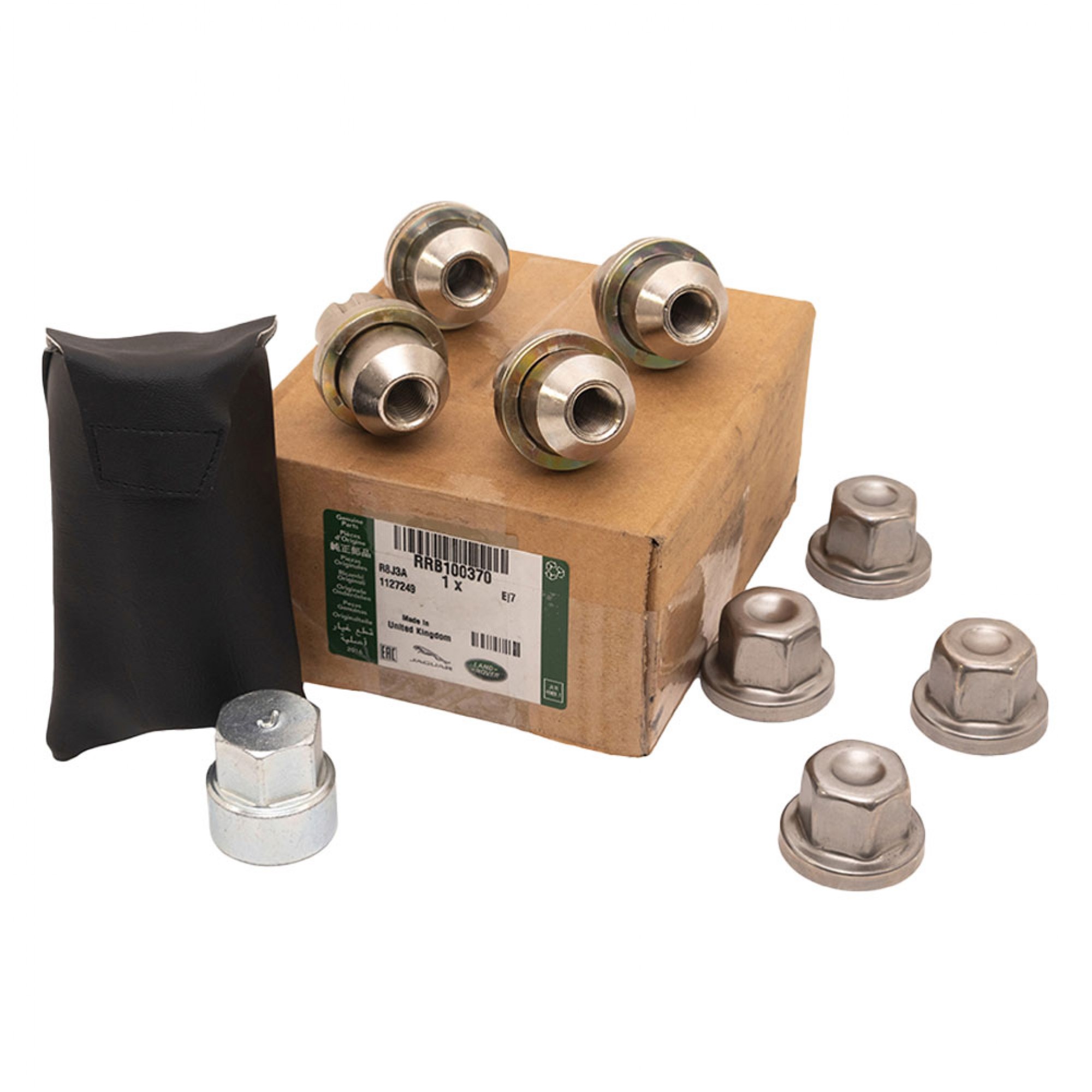 RRB100370LR - Genuine Locking Wheel Nuts (Set Of 4) for Range Rover 1994-2