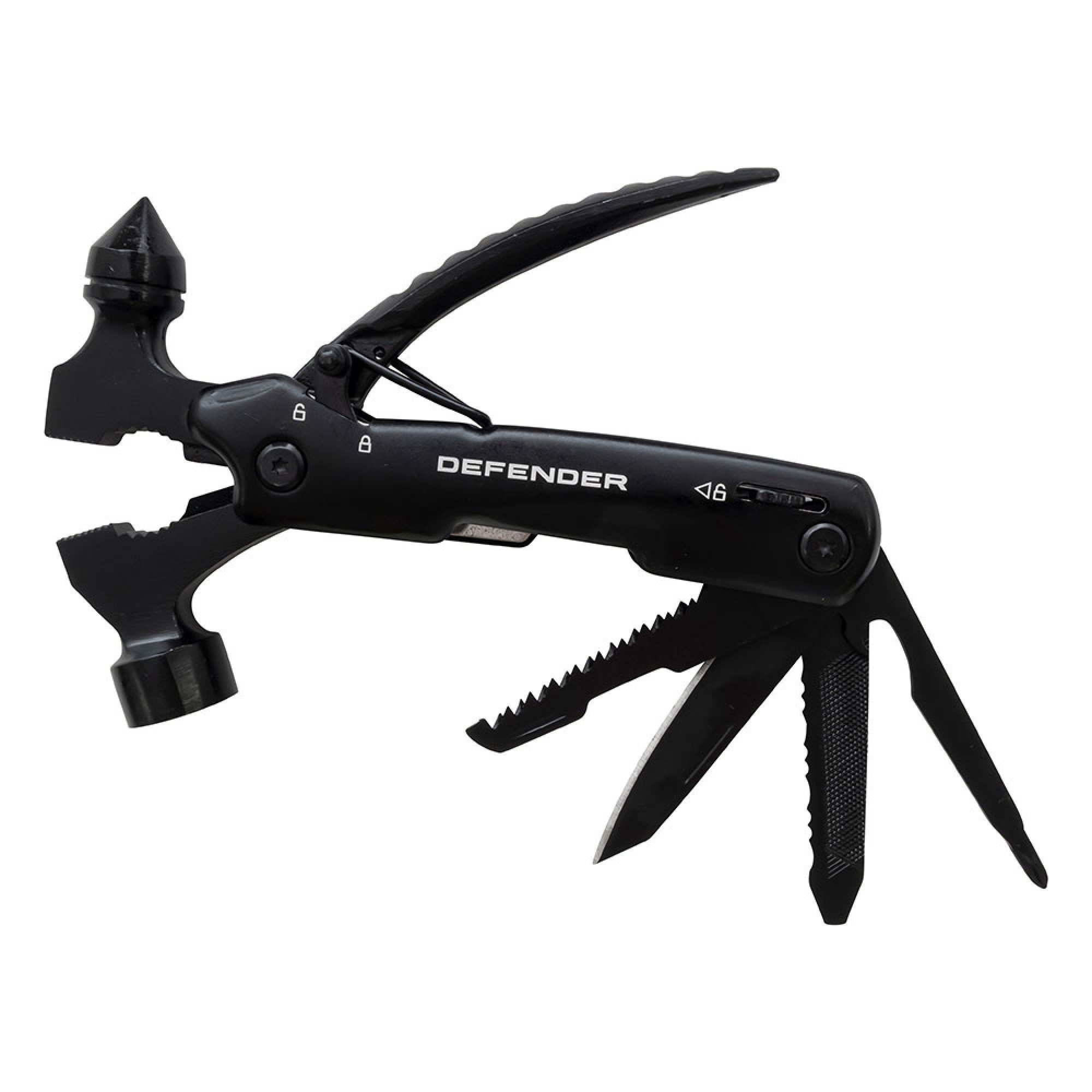 Genuine Defender Multi Tool 11-IN-1 Hammer - DMTT100BKA