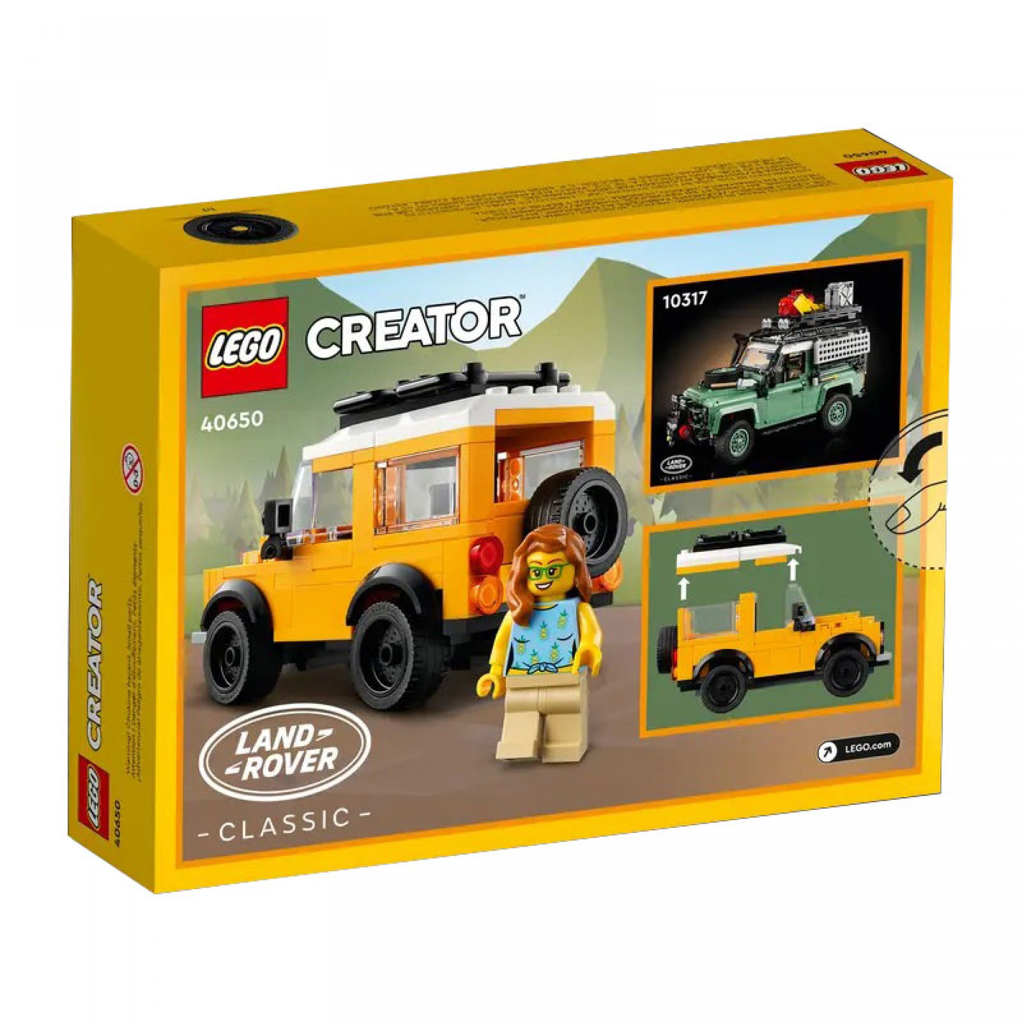 Lego Land Rover Classic Defender - Yellow