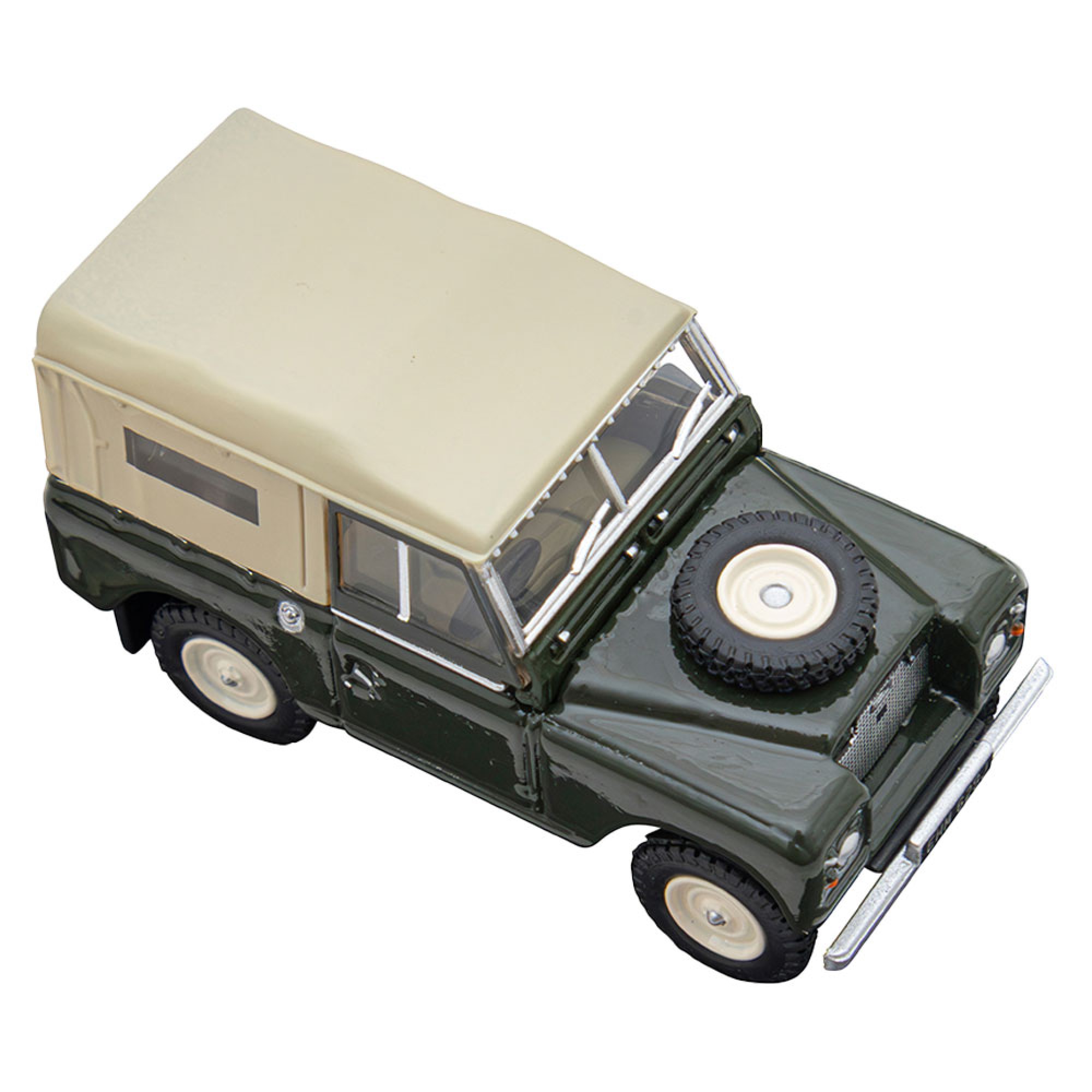 Canvas Bronze Land Rover Series 2A SWB 1/76
