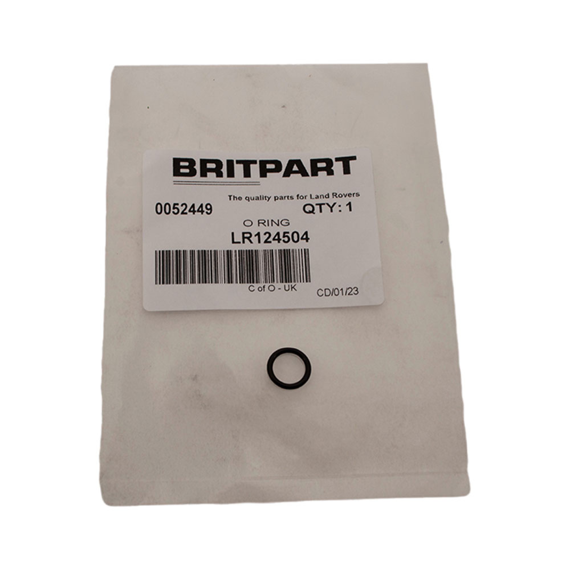 LR124504 - 4.4 Dohc Turbocharger RH O-ring
