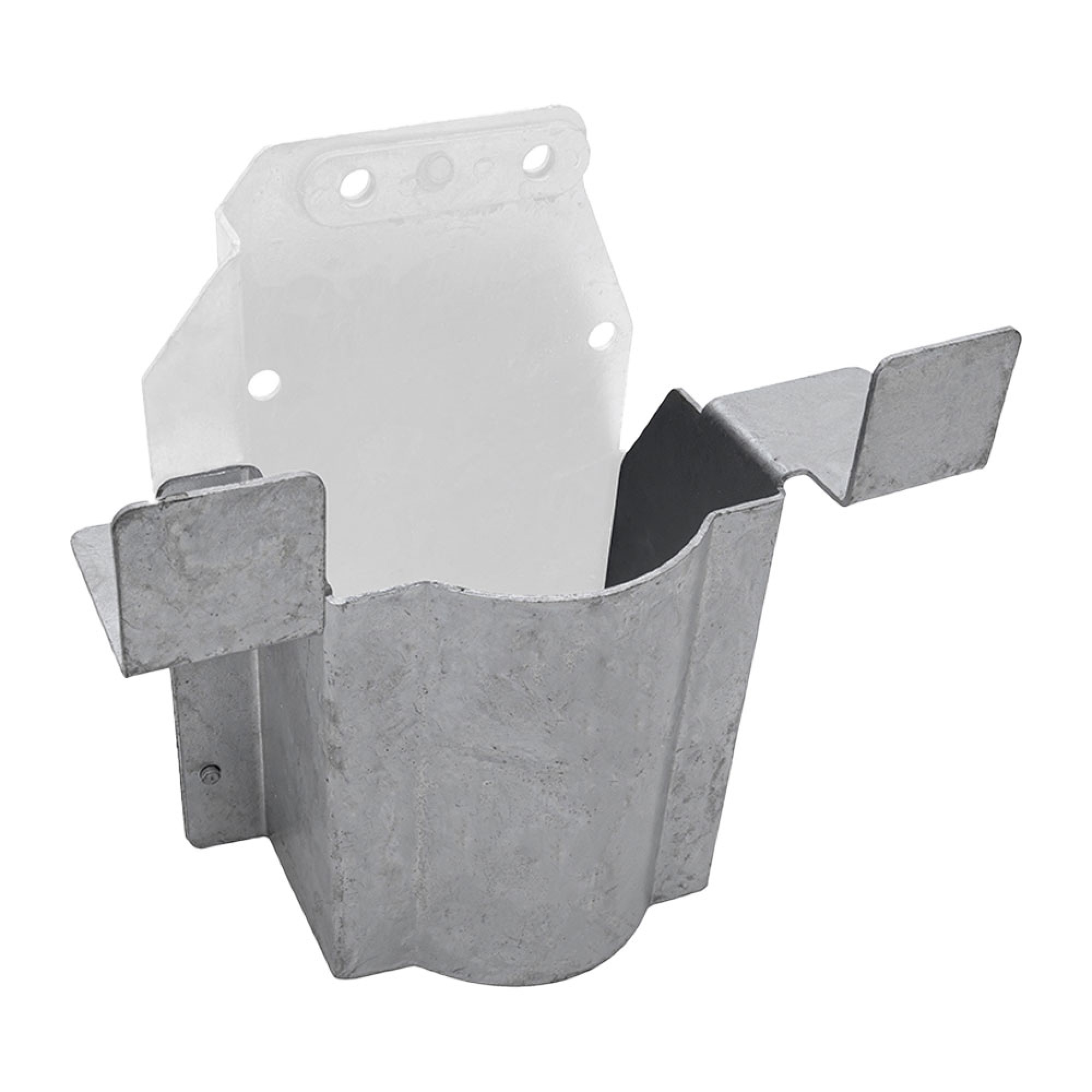 Galvanised Front Fuel Filter Cover from XA159807 to 2006 Diesel