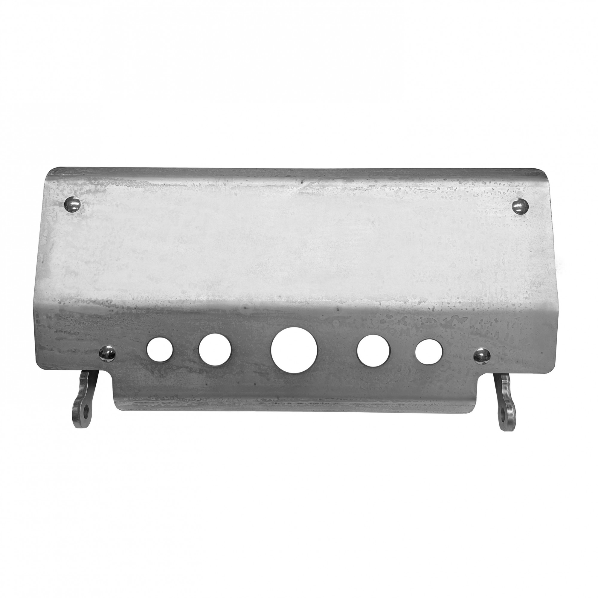 JC735A - Aliminium Defender 90/110 Steering Guard with Towing Eyes