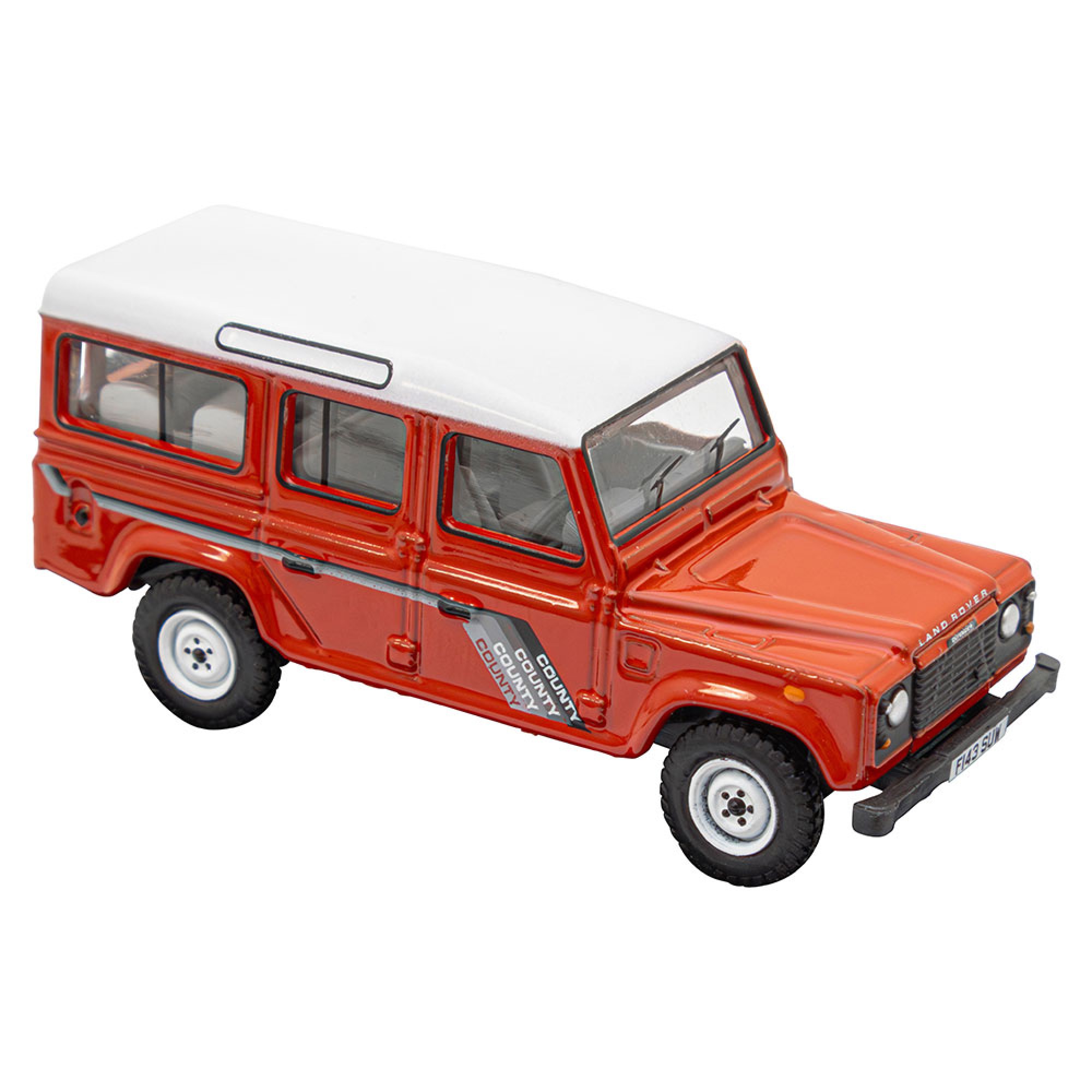 DA5390 - Diecast Defender LWB Station Wagon Masai Red 1:76