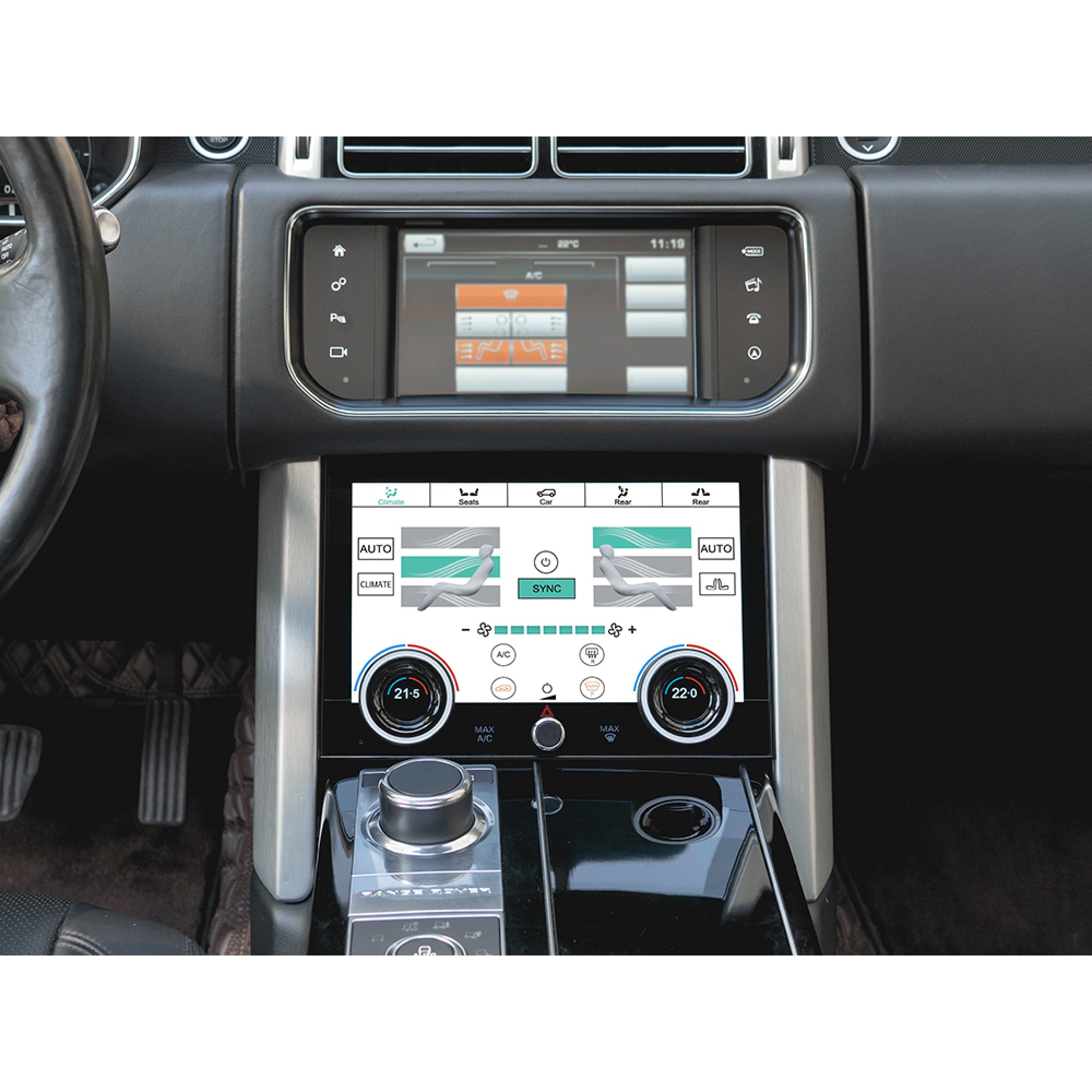 Touch Screen Climate Control Upgrade Range Rover to 2017