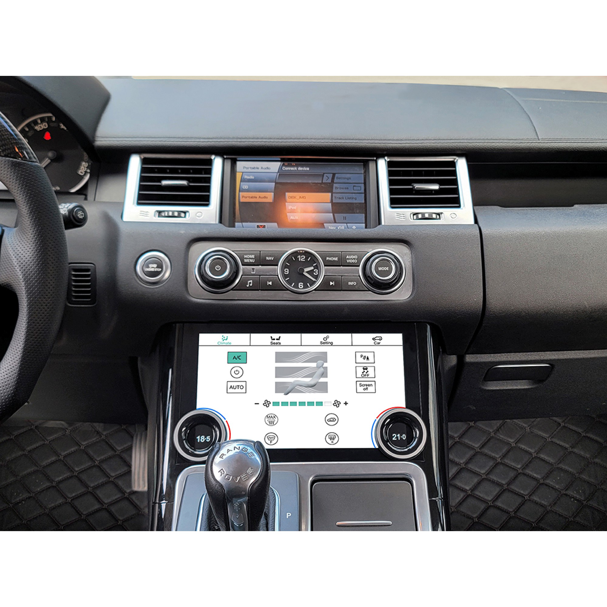 Touch Screen Climate Control Upgrade Range Rover Sport L320