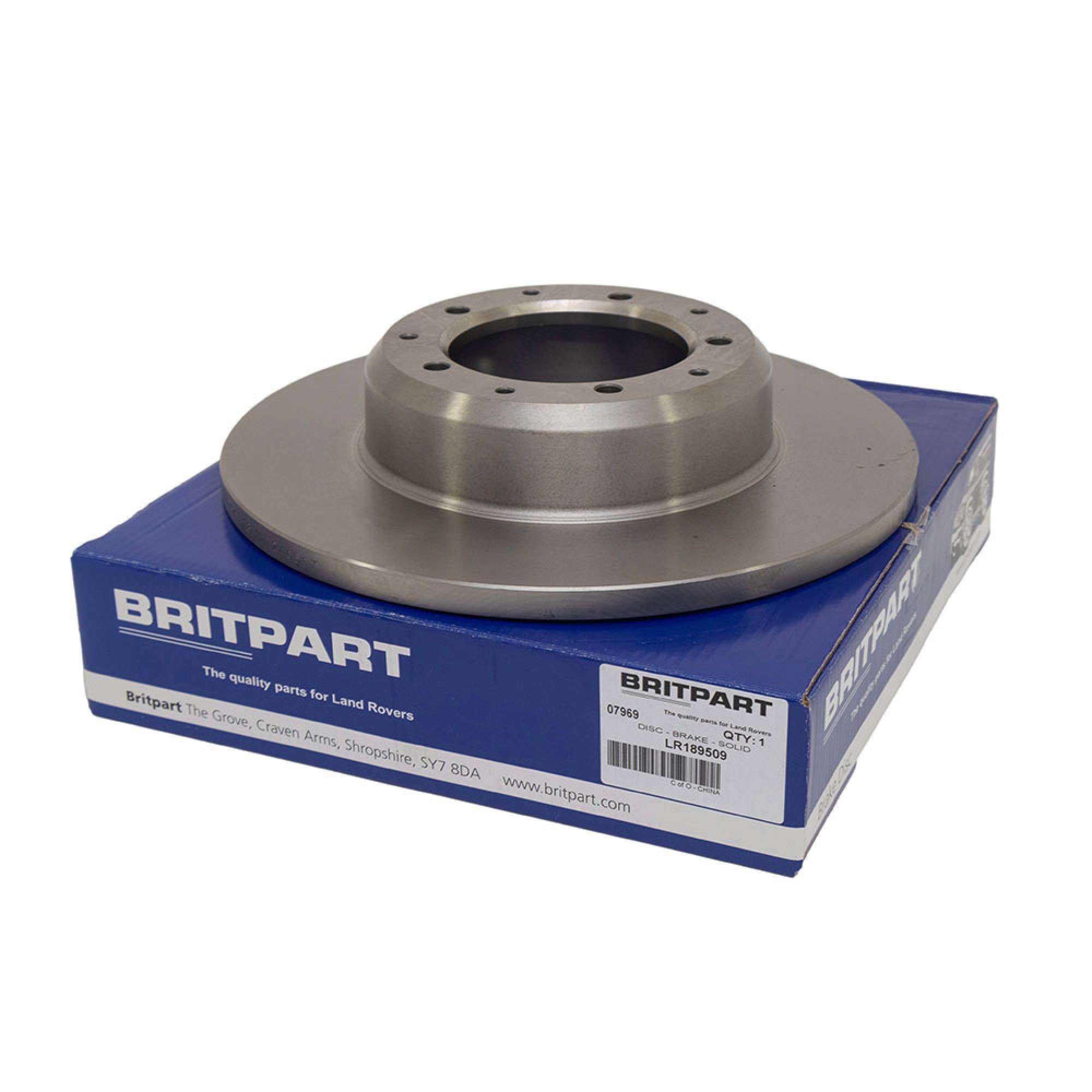 LR189509 - Rear Brake Disc Single Solid 110/130 from XA159807