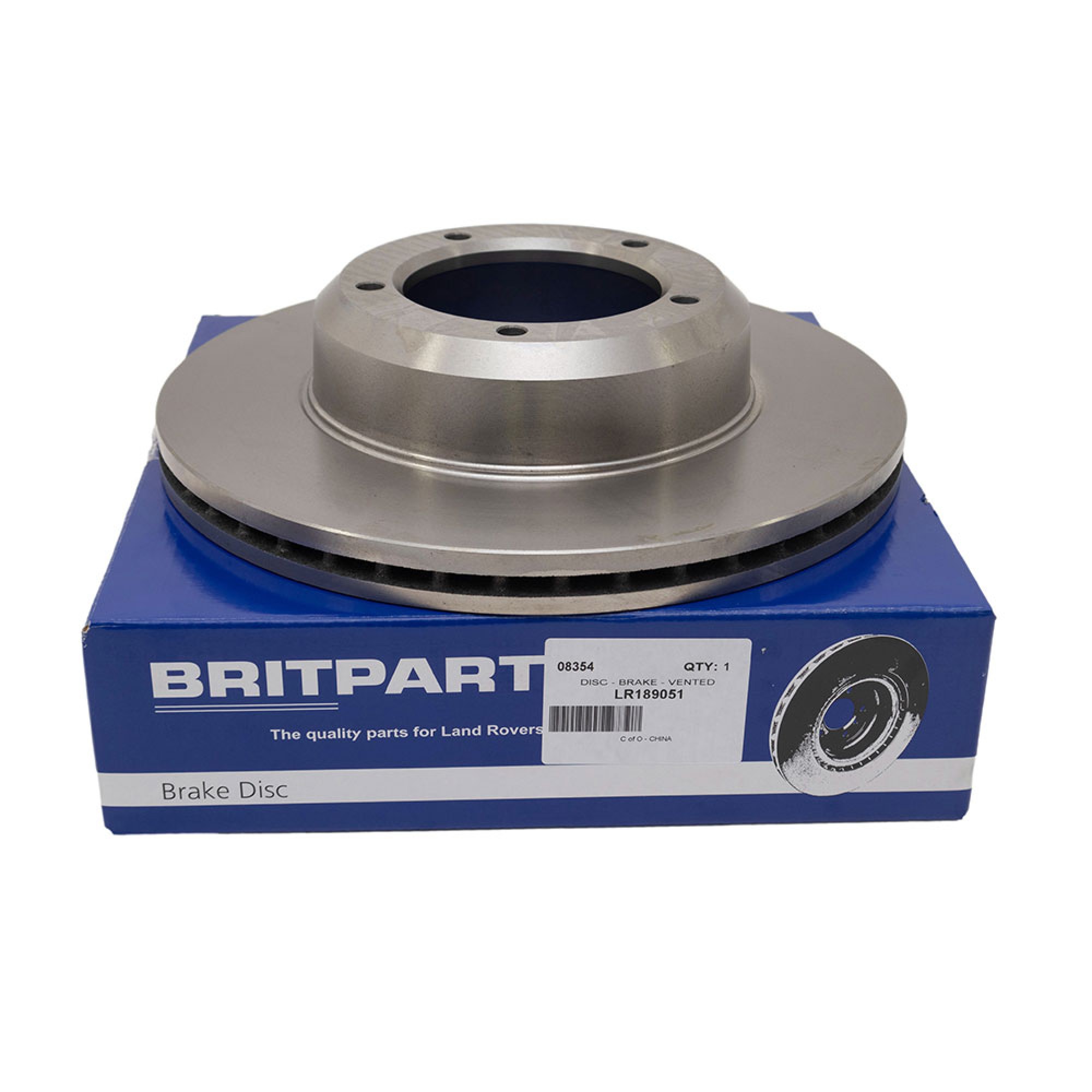 LR189051 - Brake Disc Vented Front Range Rover Classic 1990 on and Discovery 1 and 90/110 from Vin LA 930456