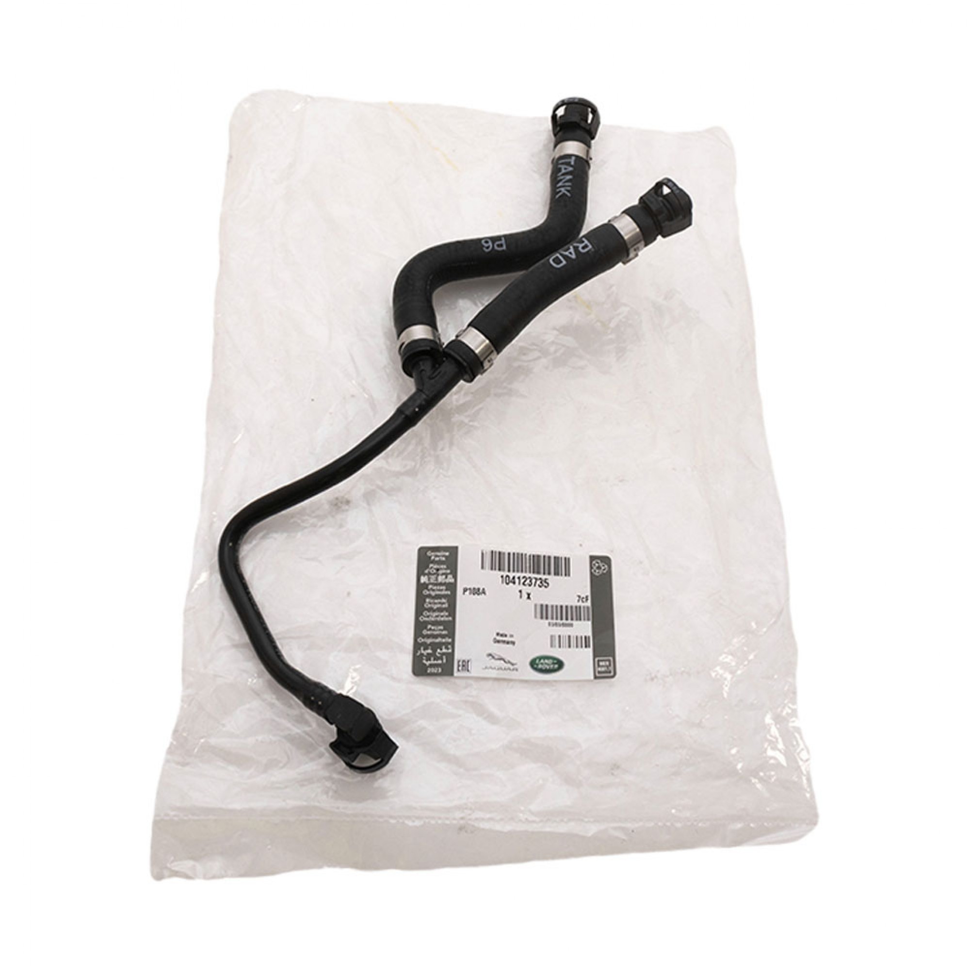 104123735 - Genuine Coolant Hose Engine to Expansion Tank Order with LR011038