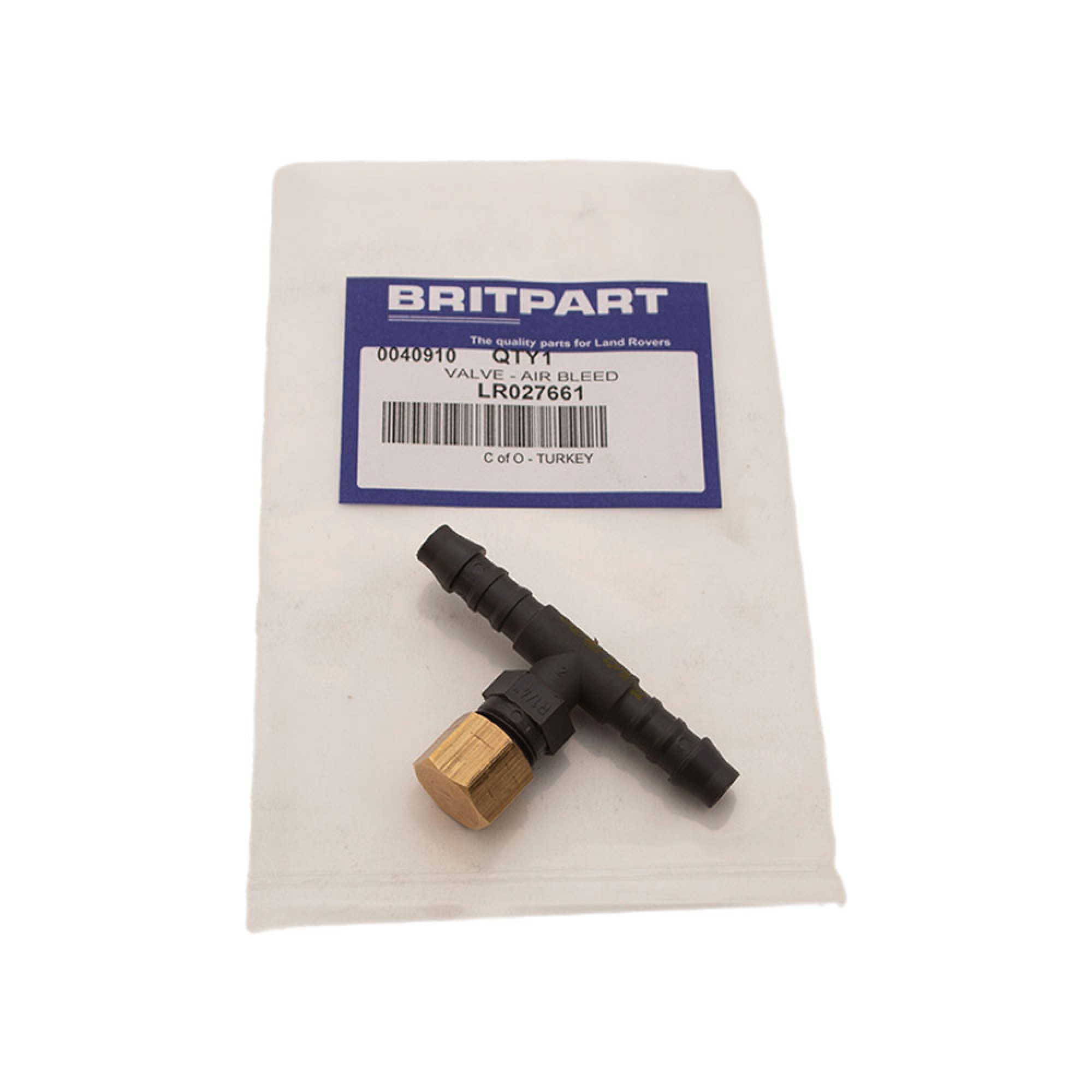 LR027661 - Air Bleed Valve Cooling System 4.4 V8 Petrol