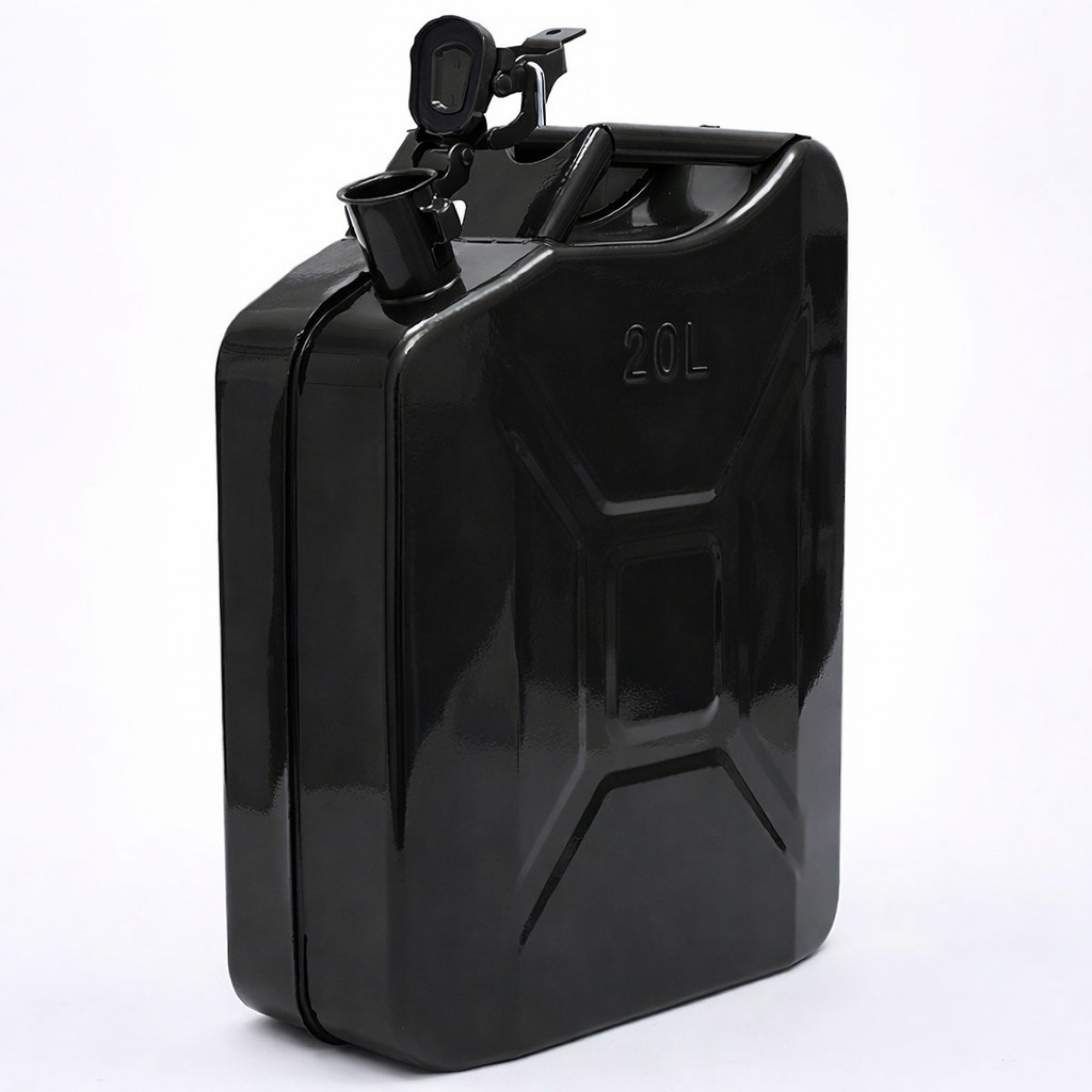 Steel Jerry Can 20L Black