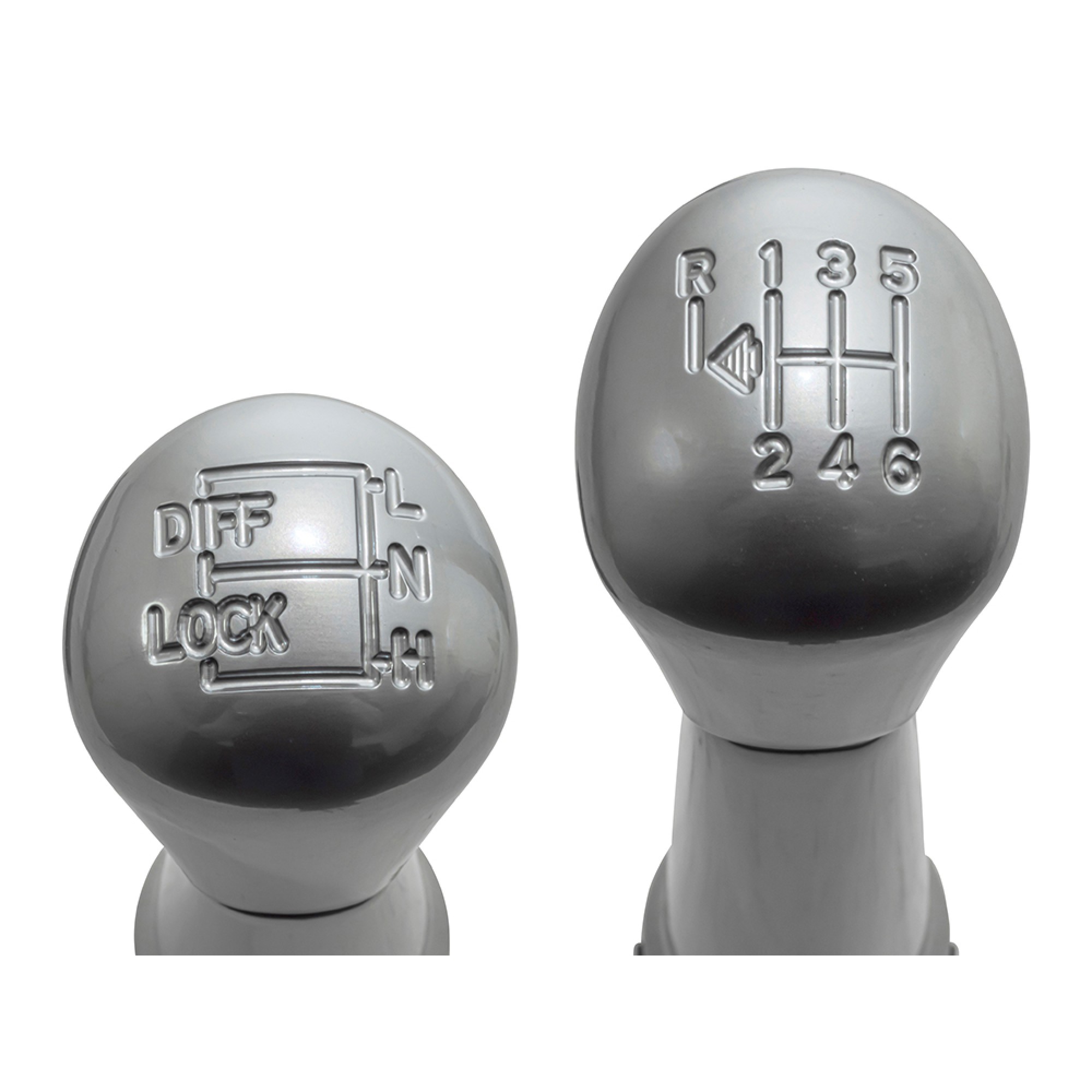 Painted Aluminium Gear Knob Set Puma Defender (2007 Onwards)