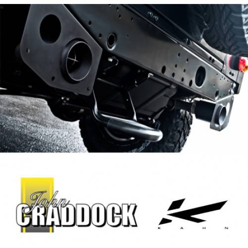 Kahn Defender Crosshair Tailpipes. State 90 Or 110