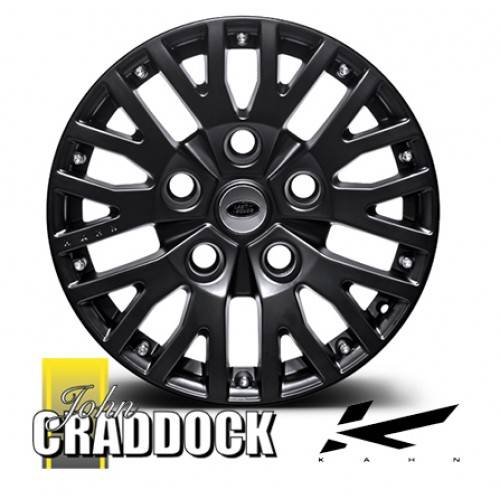 8X18 Kahn 1983 Black Defender Alloy Wheel 5/165 Minimum Order Of X4