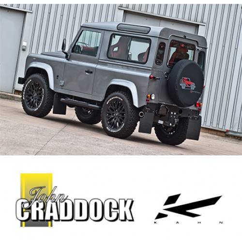 8X18 Kahn 1983 Black Defender Alloy Wheel 5/165 Minimum Order Of X4