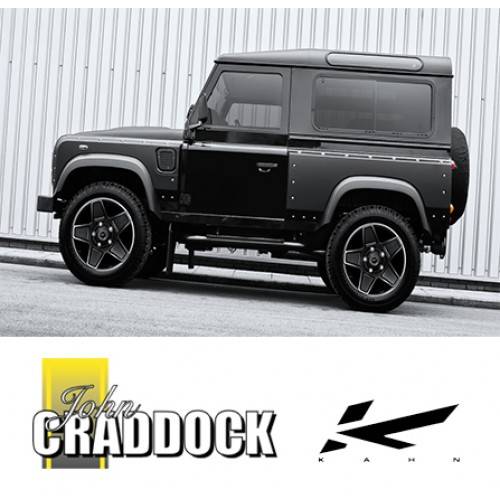 9X20 Kahn Mondial Black Defender Alloy Wheel 5/165 Minimum Order Of X4