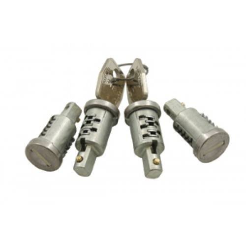 Lock Set 4 Barrels and 2 Keys 90-110. up to 1A622423