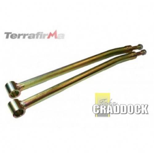TF509 - Cranked Rear Radius Arms (Pair) 90/110/130/D1/RRC for When Longer Than Standard Rear Shocks Are Fitted.