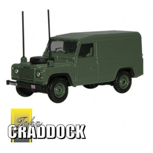 Md003 Oxford Diecast Model Military Land Rover Defender Scale 1 76