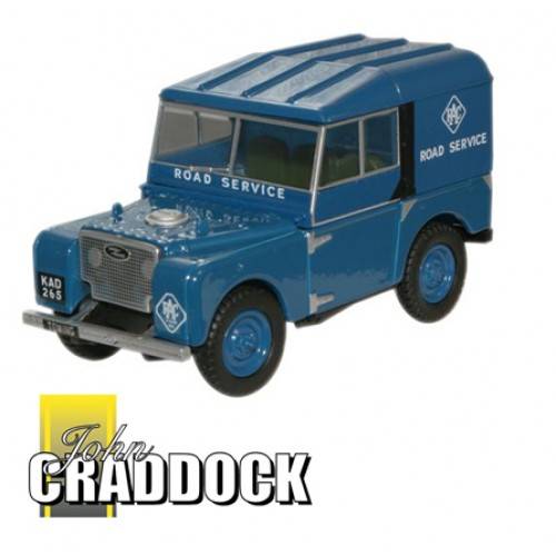 Md039 Oxford Diecast Model Land Rover Rac Series 1 80 Hard Top