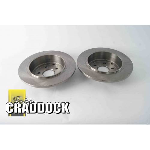 Britpart Xs Brake Disc Solid 90/110 and Discovery Range Rover Classic 1986-90