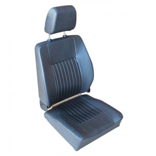 Trakkers Extreme Seat Black Vinyl (Please Specify If Going in A Lightweight As Extra Brackets Required) Series 2 and 3 Early 90/110 Inch with Series Square Frame Mounting