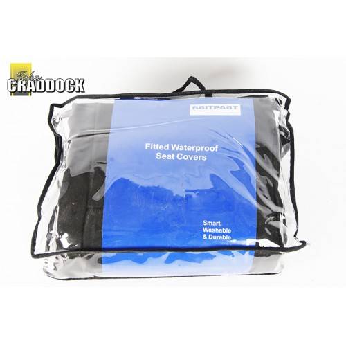 Waterproof Seat Covers - Black/Front for Discovery 4
