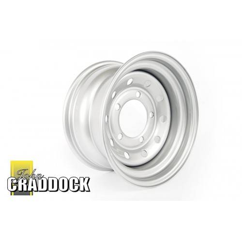 8X15 Silver Modular Steel Wheel 5/165 ET0 +8mm 5/165