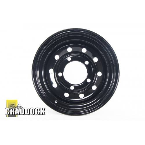 8X15 Black Modular Steel Wheel 5/165 ET0 +8mm 5/165