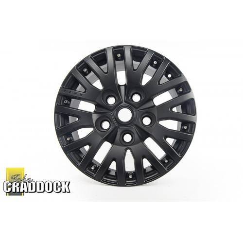 8X18 Kahn 1983 Black Defender Alloy Wheel 5/165 Minimum Order Of X4