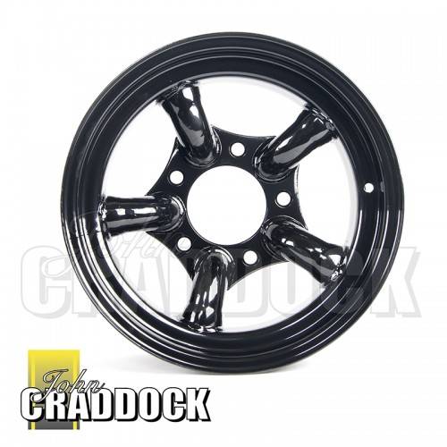 7X16 Defender Challenger Gloss Black Steel Wheel 5/165 ET-25 Load Rated At 1200KG -25 Offset