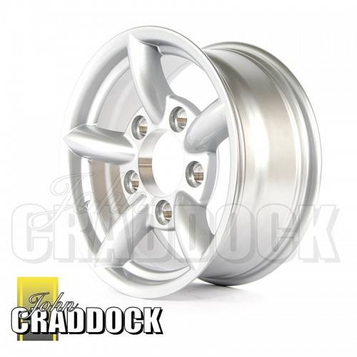7X16 Vbs Encore Silver Alloy Wheel 5/165 ET10 Takes Standard Alloy Wheel Nuts (RRD500560) Load Rating: 1200KG