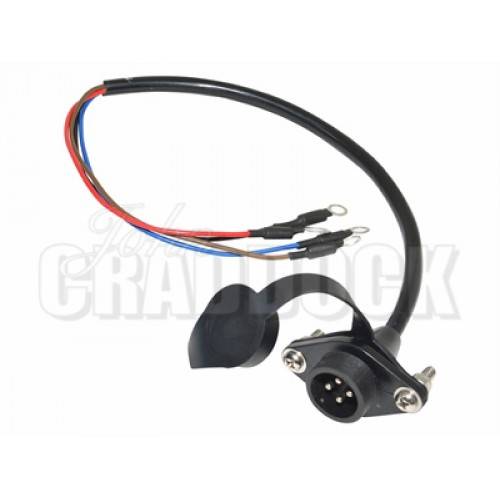 DB1355R Replacement Remote Plug & Socket 4 Pin for Britpart Winches